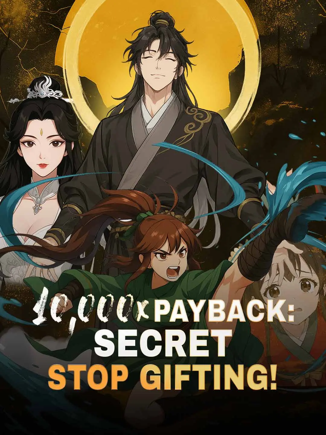 Capa da minissérie 10,000x Payback: Master, Please Stop Gifting!
