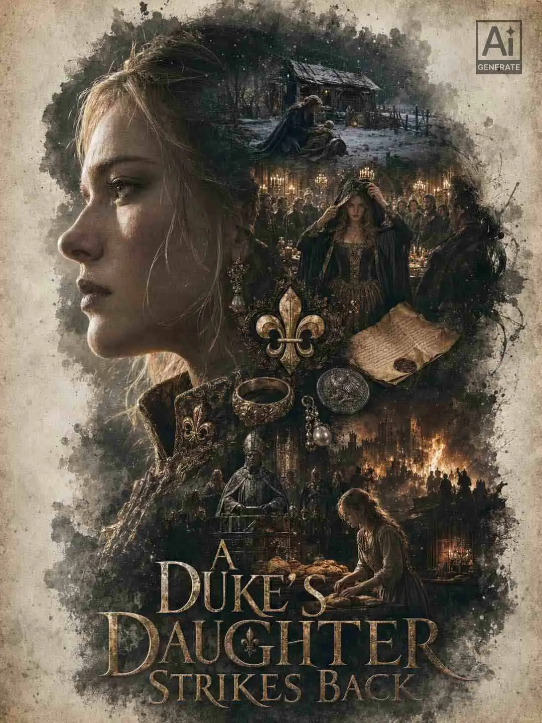 Cover of the miniseries A Duke's Daughter Strikes Back