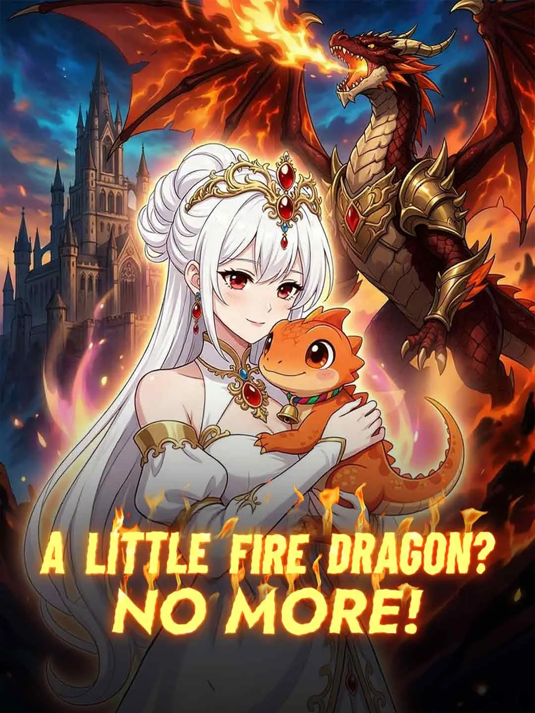 Cover of the miniseries A Little Fire Dragon? No More!