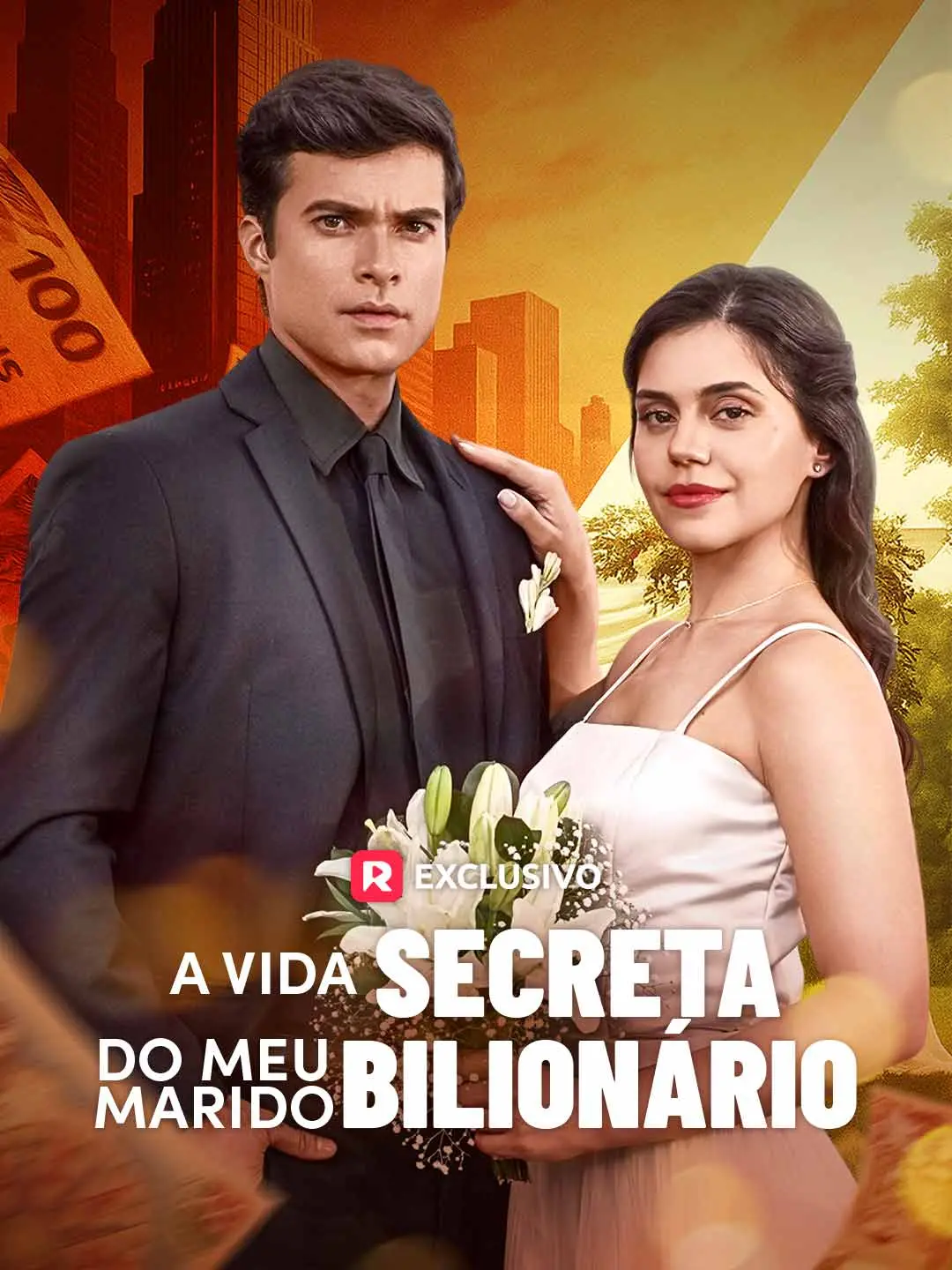 Capa da minissérie A vida secreta do meu marido bilionário