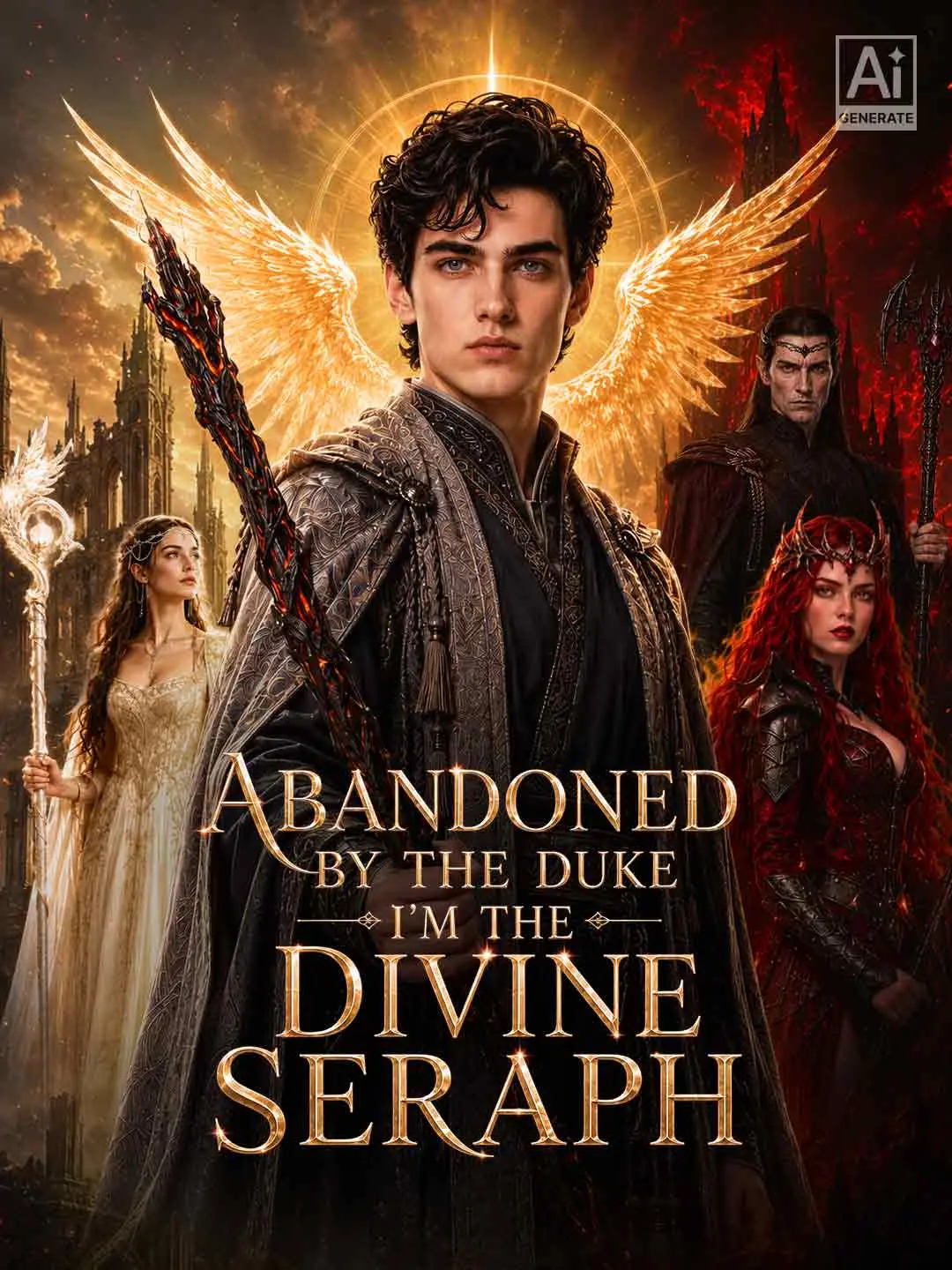 Cover of the miniseries Abandoned by the Duke, I'm the Divine Seraph