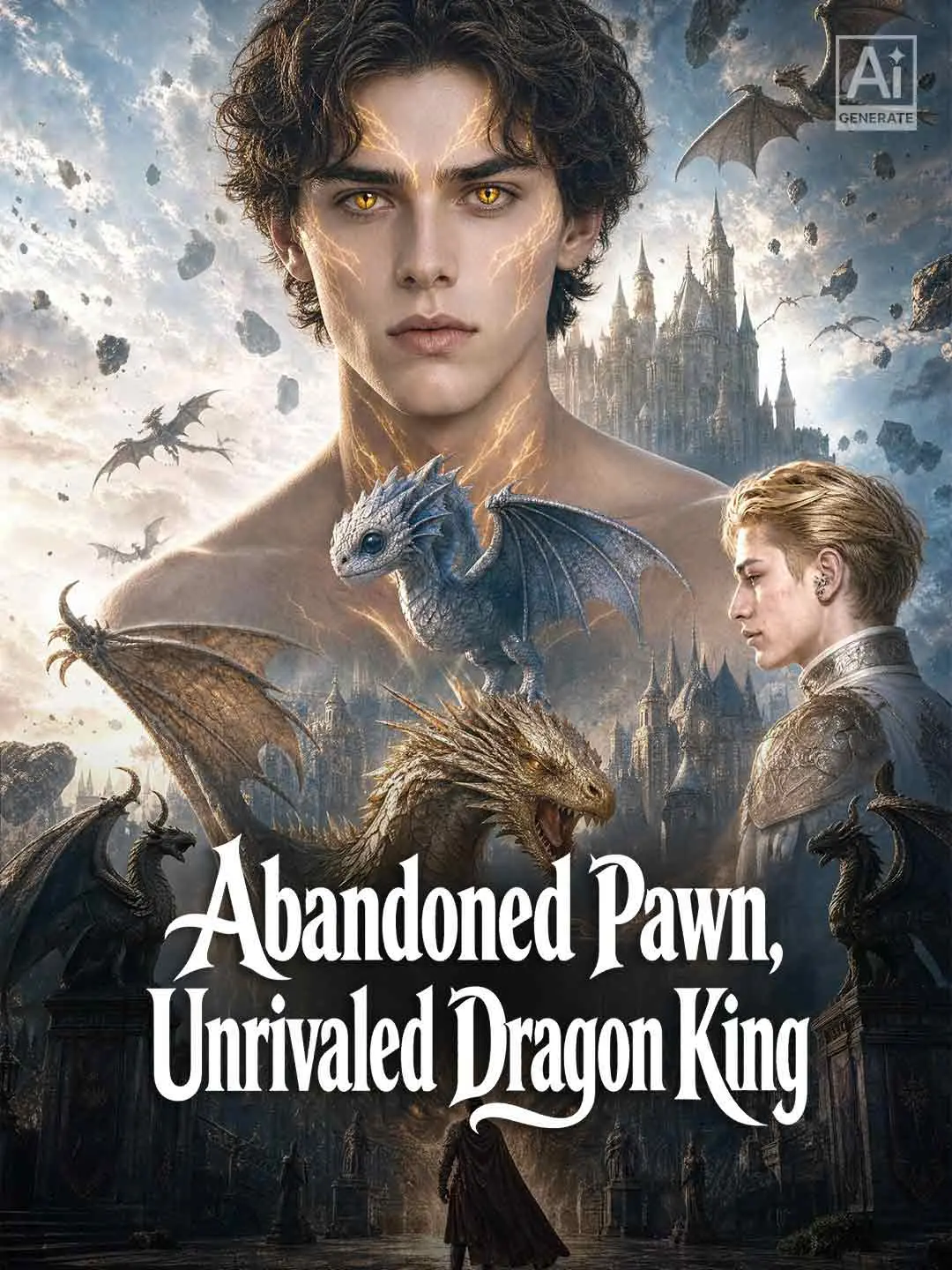 Cover of the miniseries Abandoned Pawn, Unrivaled Dragon King