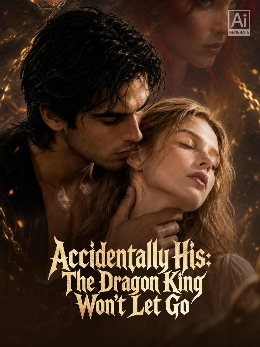 Cover of the miniseries Accidentally His: The Dragon King Won't Let Go