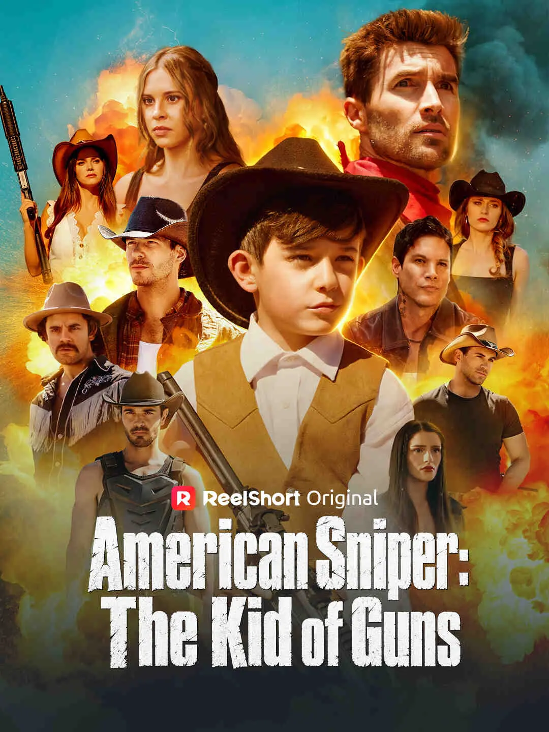 Cover of the miniseries American Sniper: The Kid of Guns