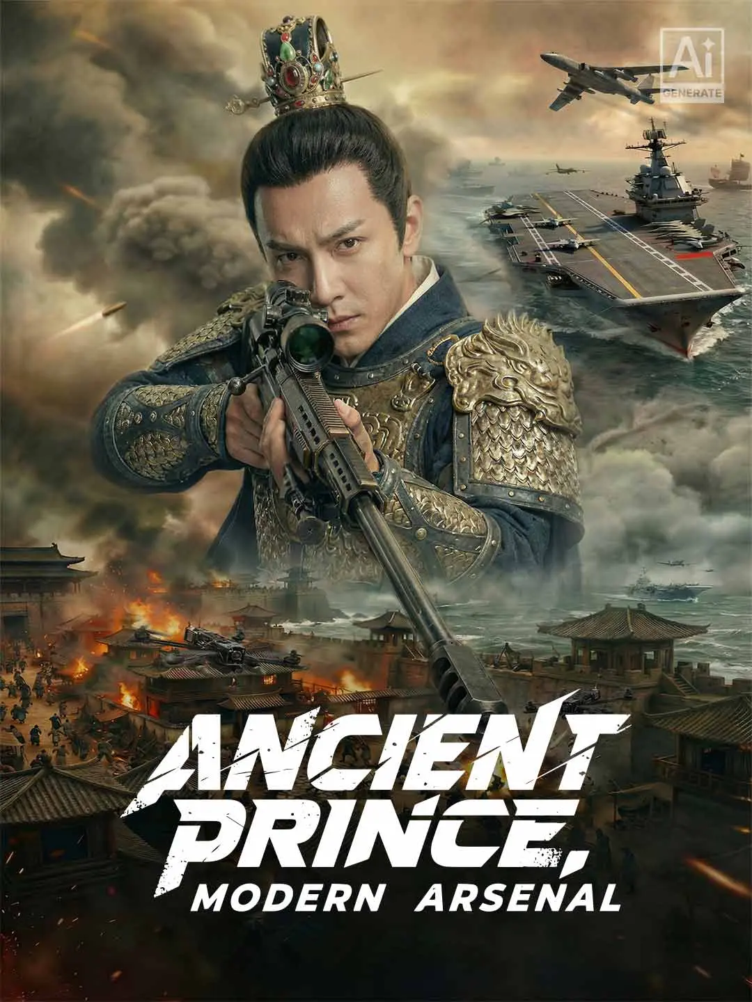 Cover of the miniseries Ancient Prince, Modern Arsenal