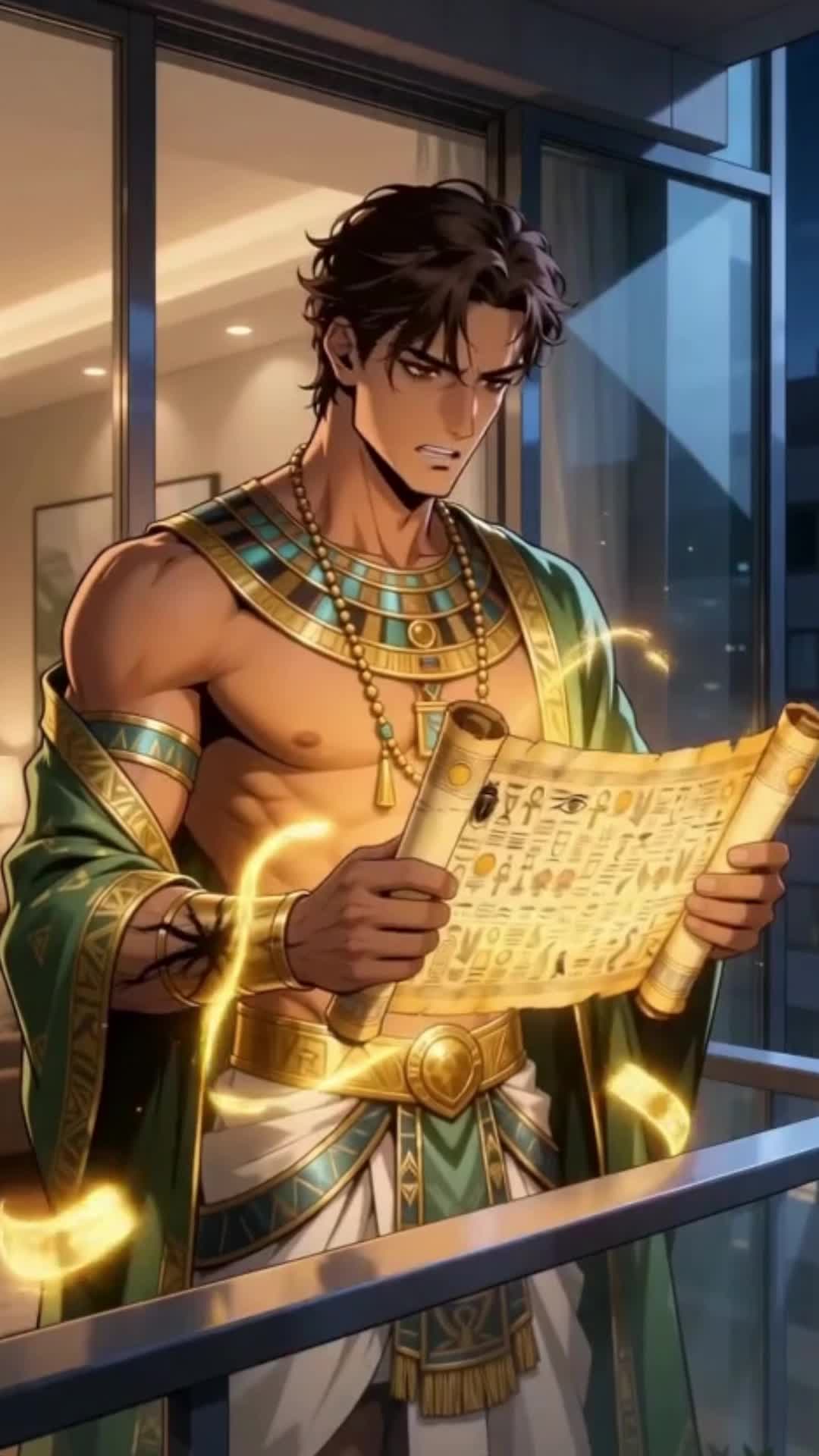 Episode 42 of Awakened by a Kiss: The Pharaoh is My Roommate