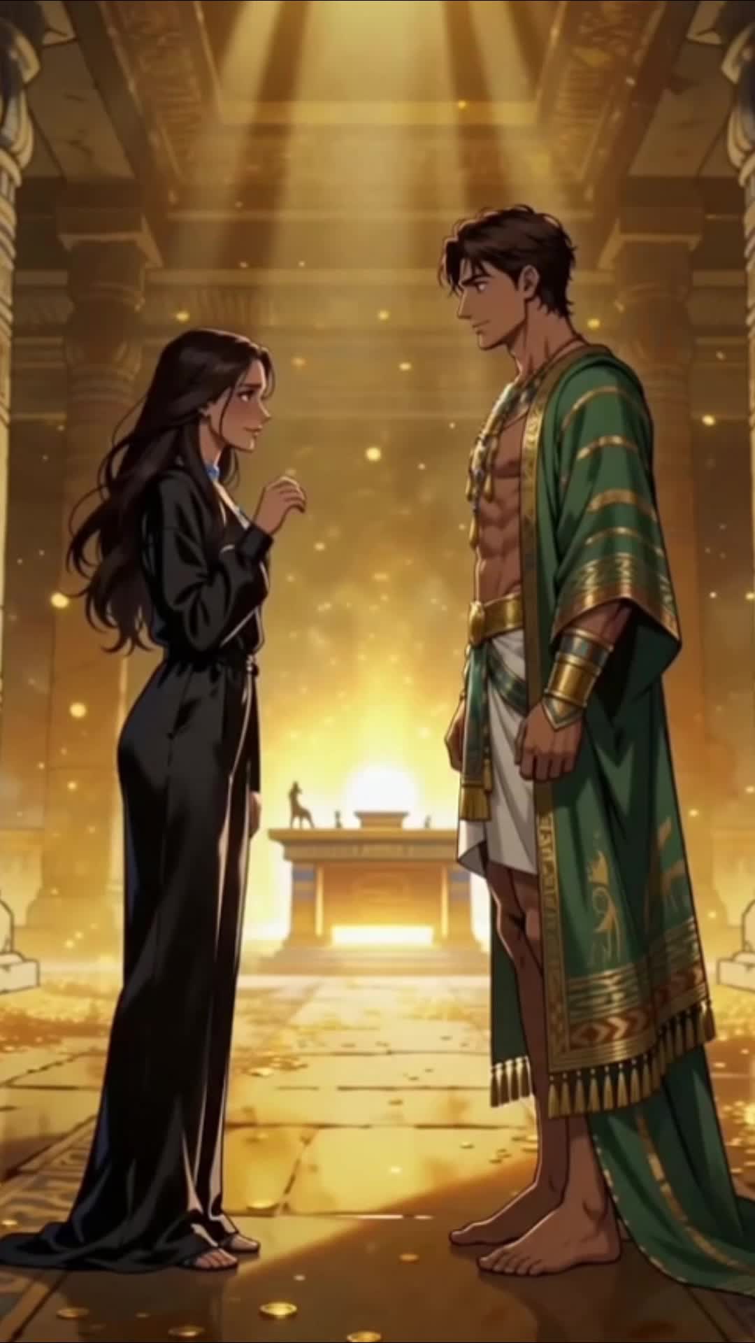 Episode 58 of Awakened by a Kiss: The Pharaoh is My Roommate