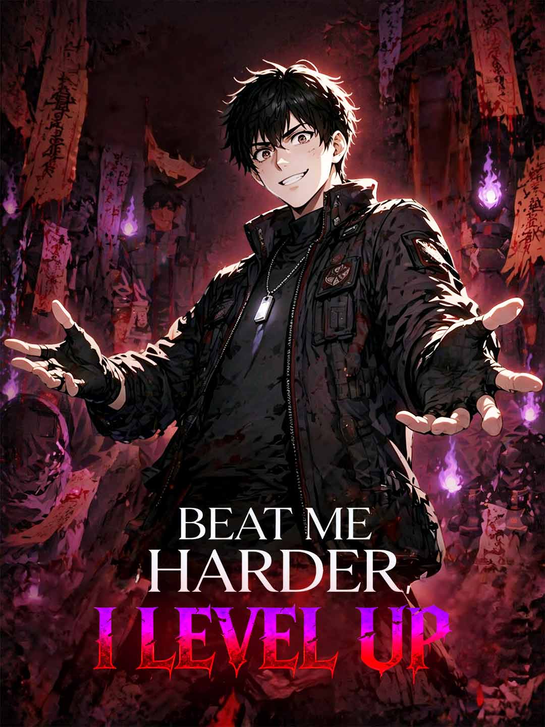Cover of the miniseries Beat Me Harder, I Level Up
