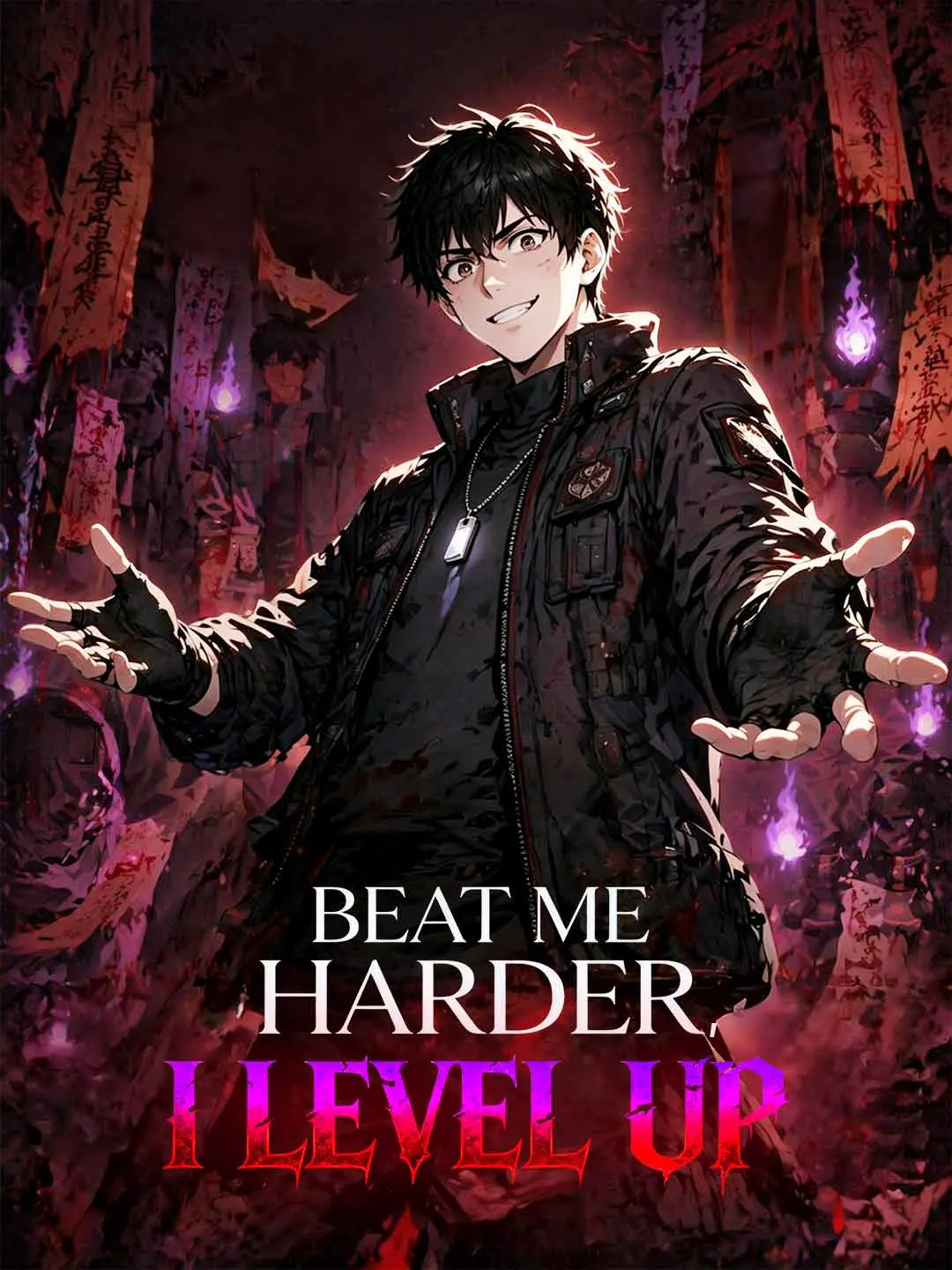 Cover of the miniseries Beat Me Harder, I Level Up