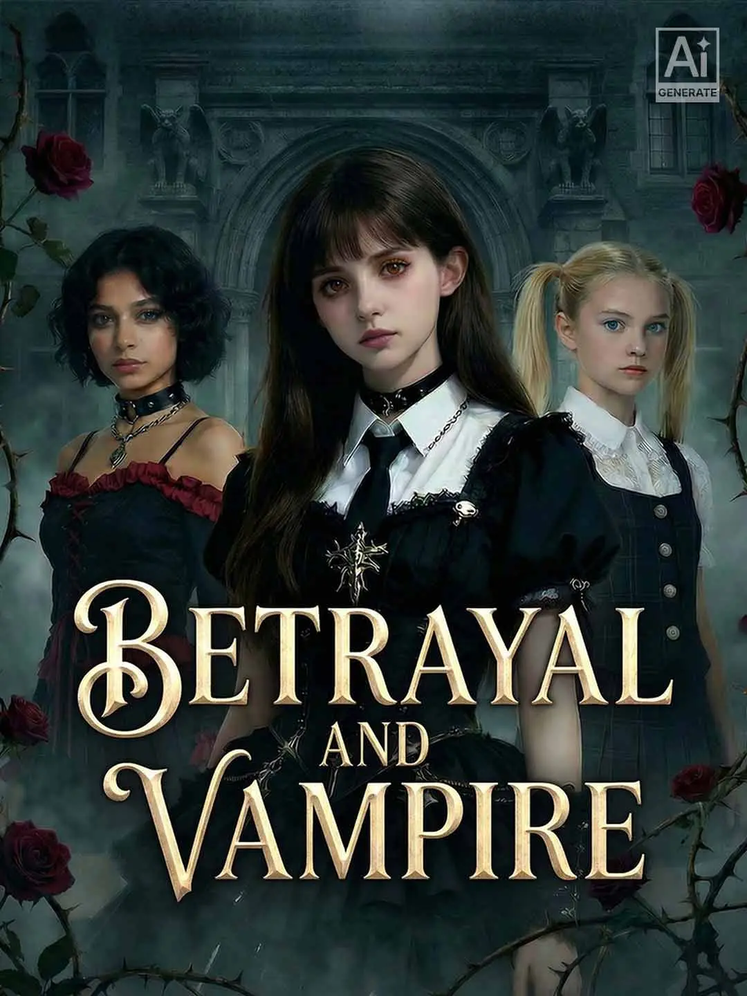 Cover of the miniseries Betrayal and Vampire