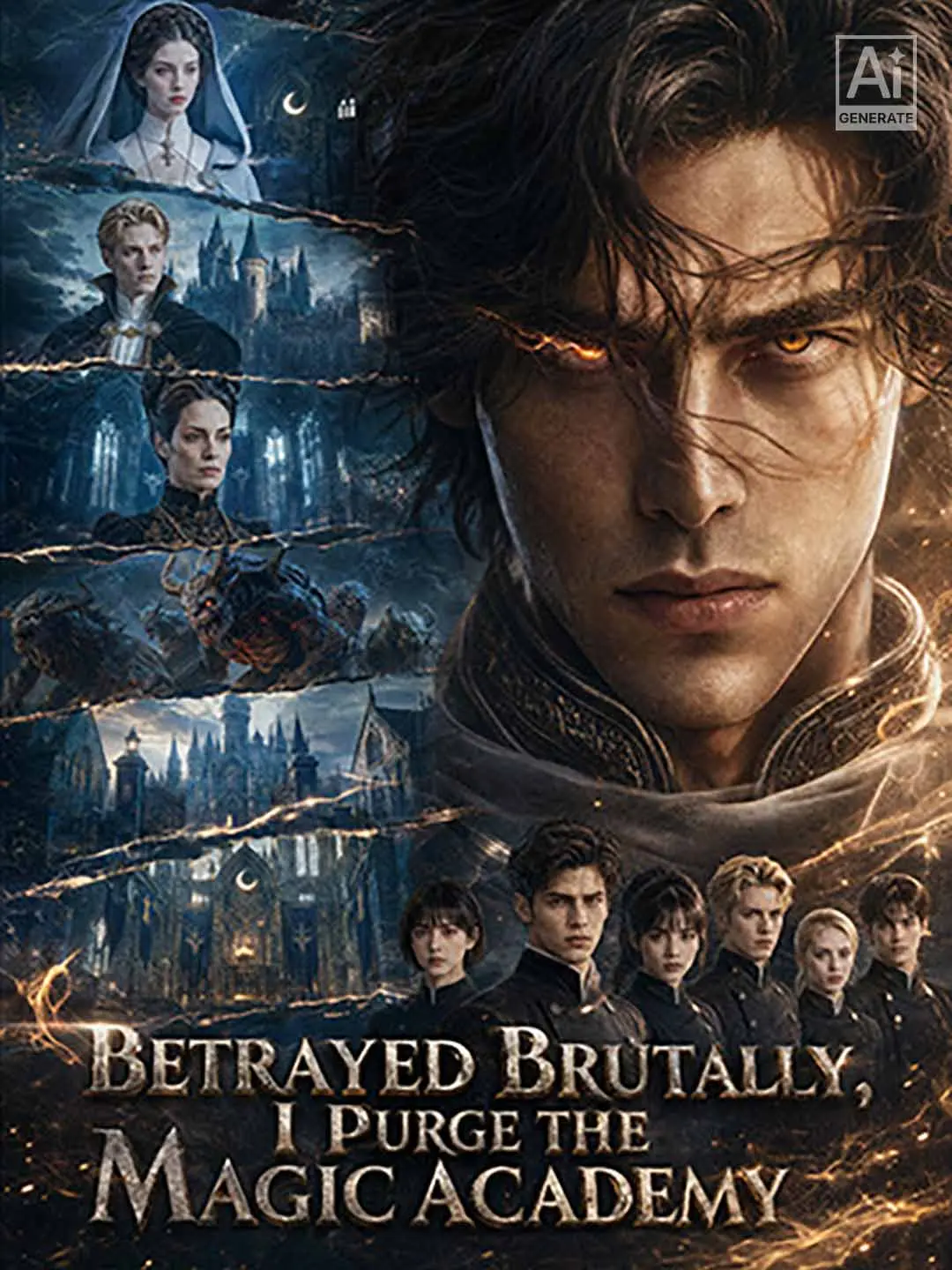 Cover of the miniseries Betrayed Brutally, I Purge the Magic Academy