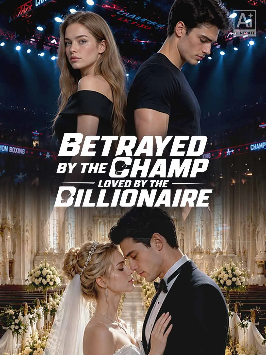 Cover of the miniseries Betrayed by the Champ, Loved by the Billionaire