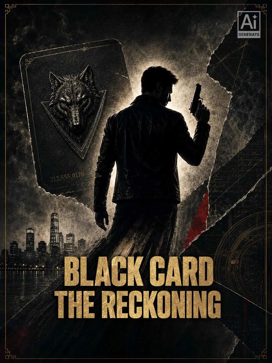 Cover of the miniseries Black Card The Reckoning
