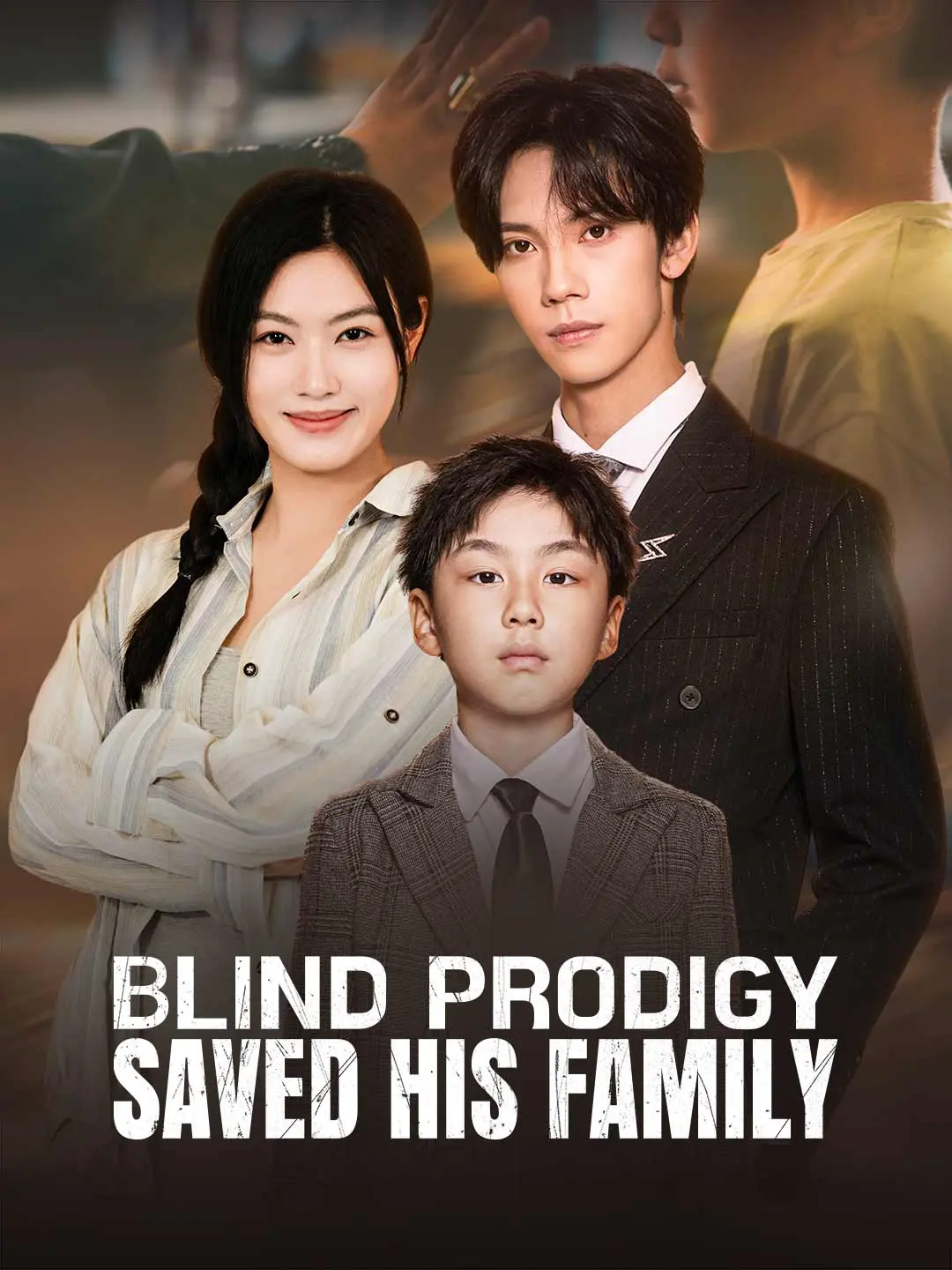 Cover of the miniseries Blind Prodigy Saved His Family
