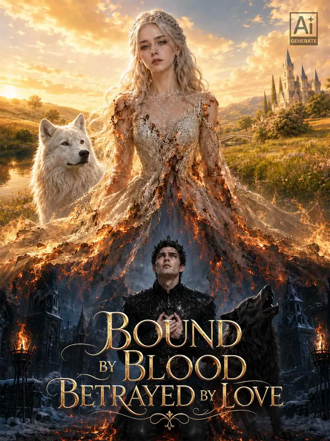 Cover of the miniseries Bound By Blood, Betrayed by Love