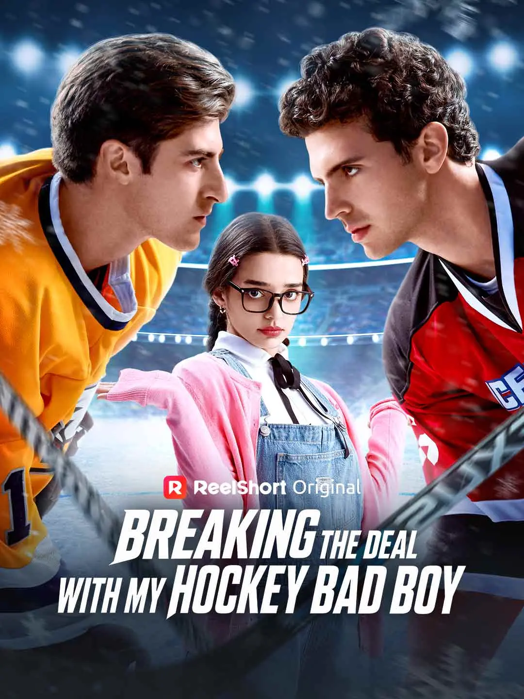 Capa da minissérie Breaking the Deal with My Hockey Bad Boy