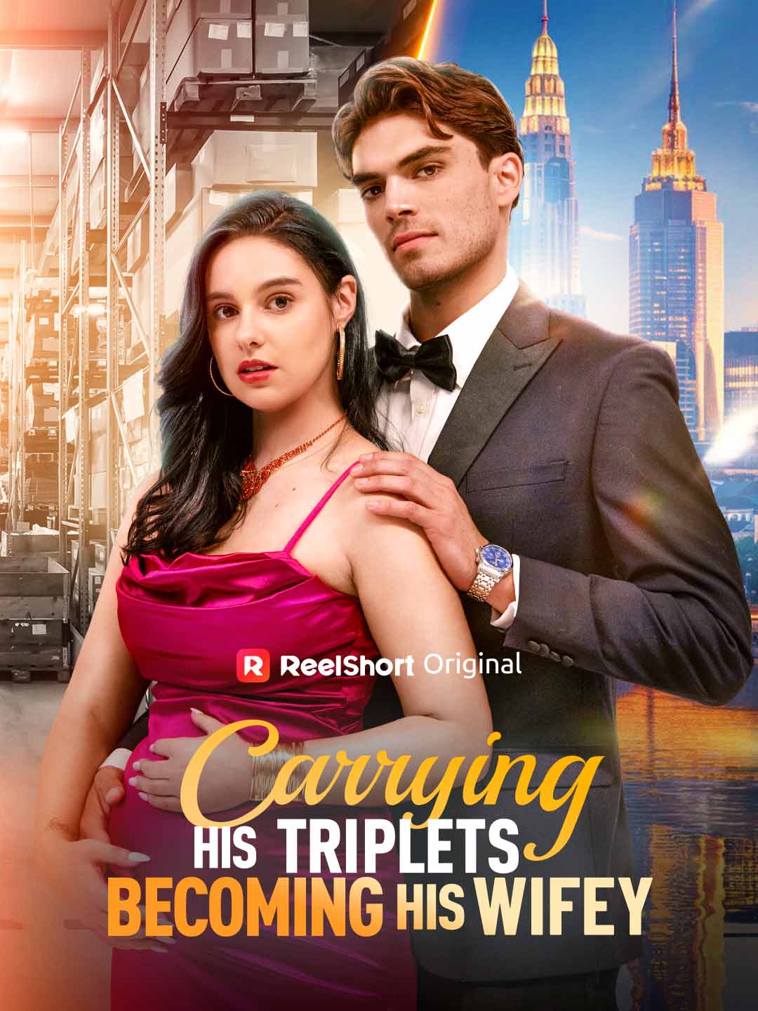 Cover of the miniseries Carrying His Triplets, Becoming His Wifey