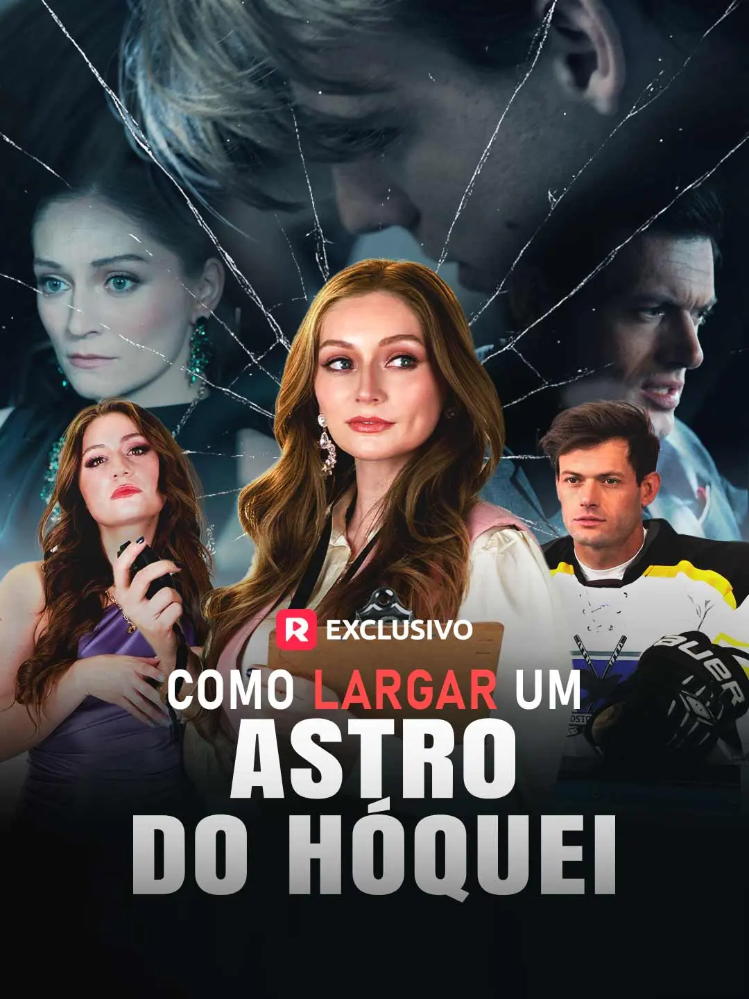 Capa da minissérie Como Largar um Astro do Hóquei