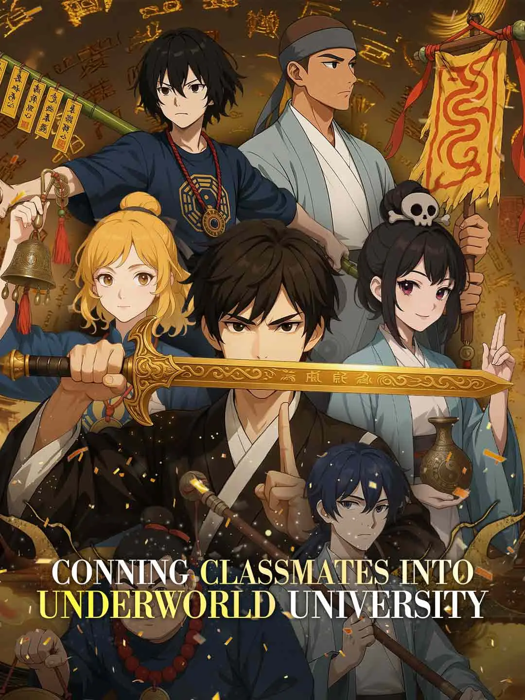 Cover of the miniseries Conning Classmates into Underworld University