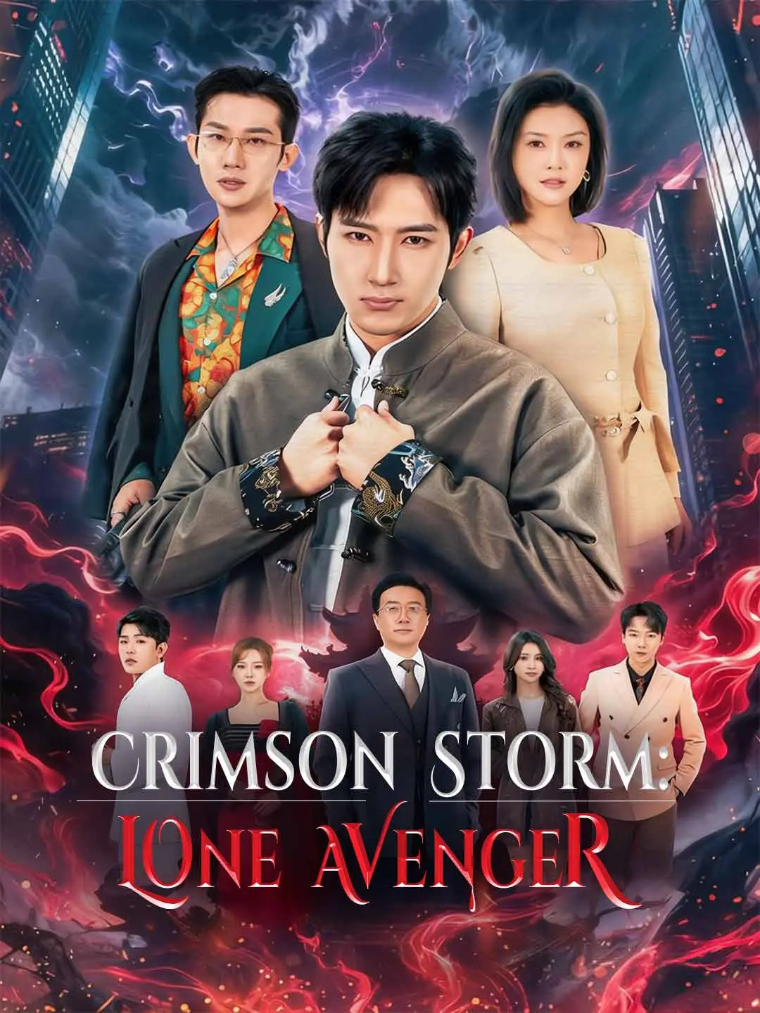 Cover of the miniseries Crimson Storm: Lone Avenger