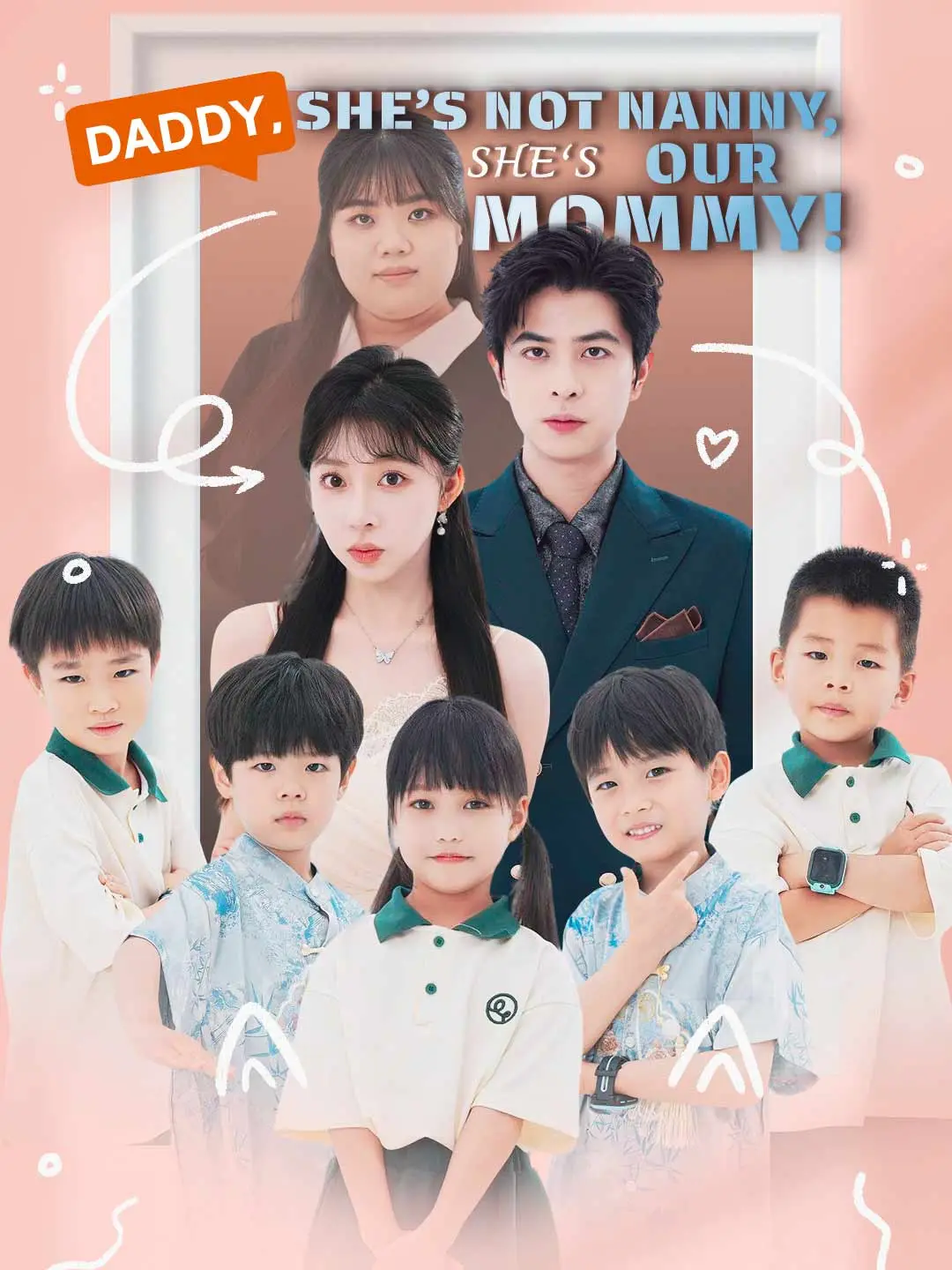 Capa da minissérie Daddy, She’s Not Nanny, She’s Our Mommy!