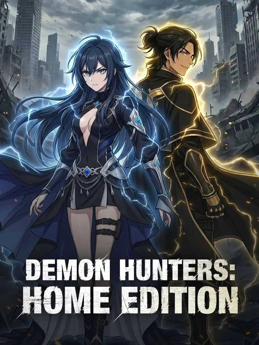 Cover of the miniseries Demon Hunters: Home Edition