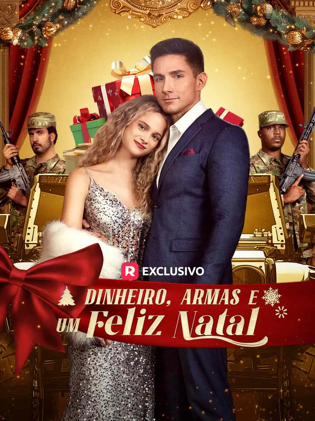 Capa da minissérie Dinheiro, Armas e um Feliz Natal