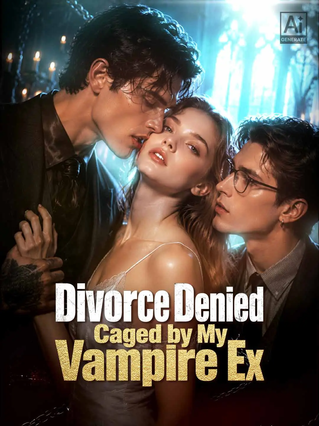 Cover of the miniseries Divorce Denied Caged by My Vampire Ex