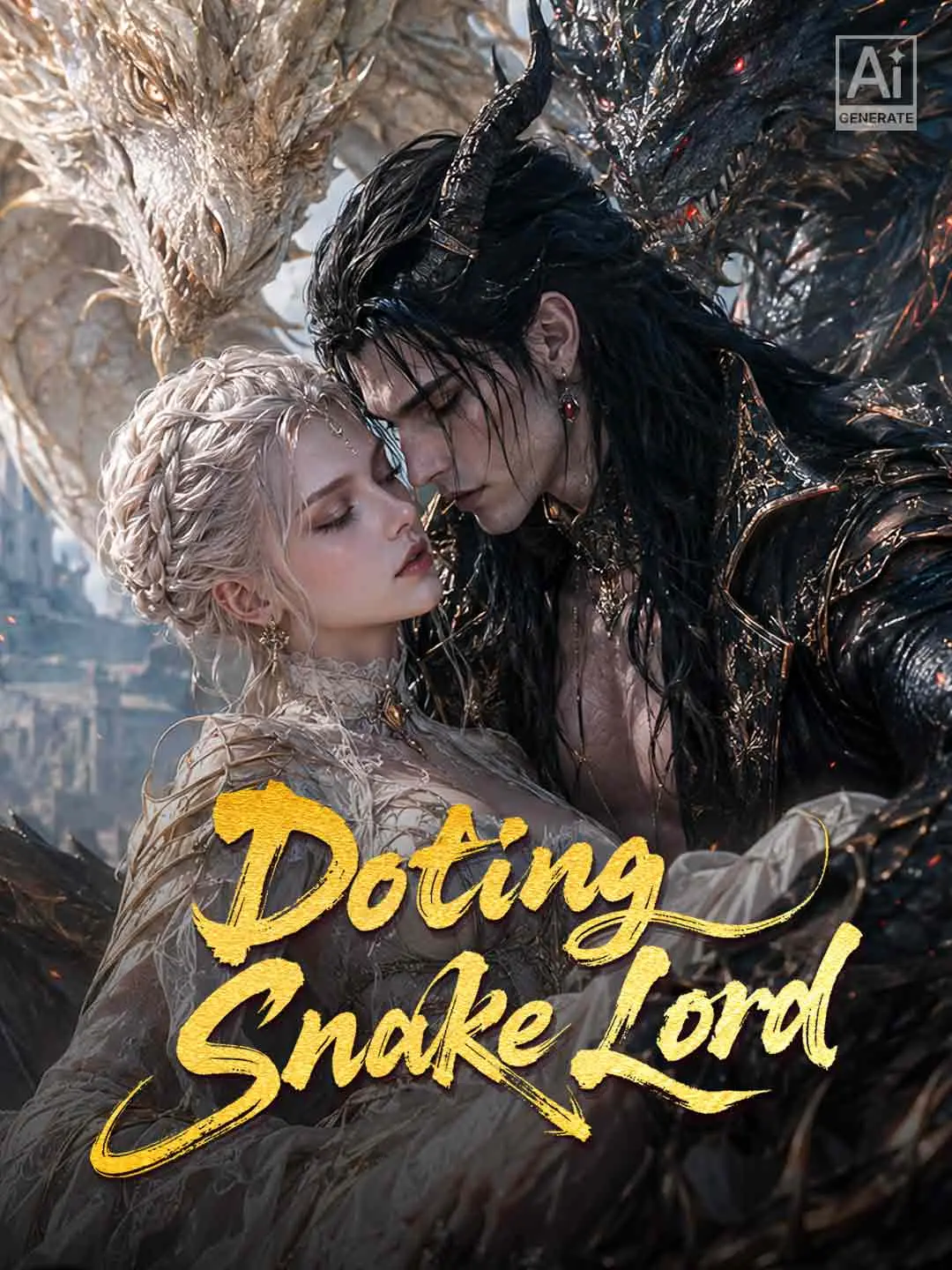 Cover of the miniseries Doting Snake Lord