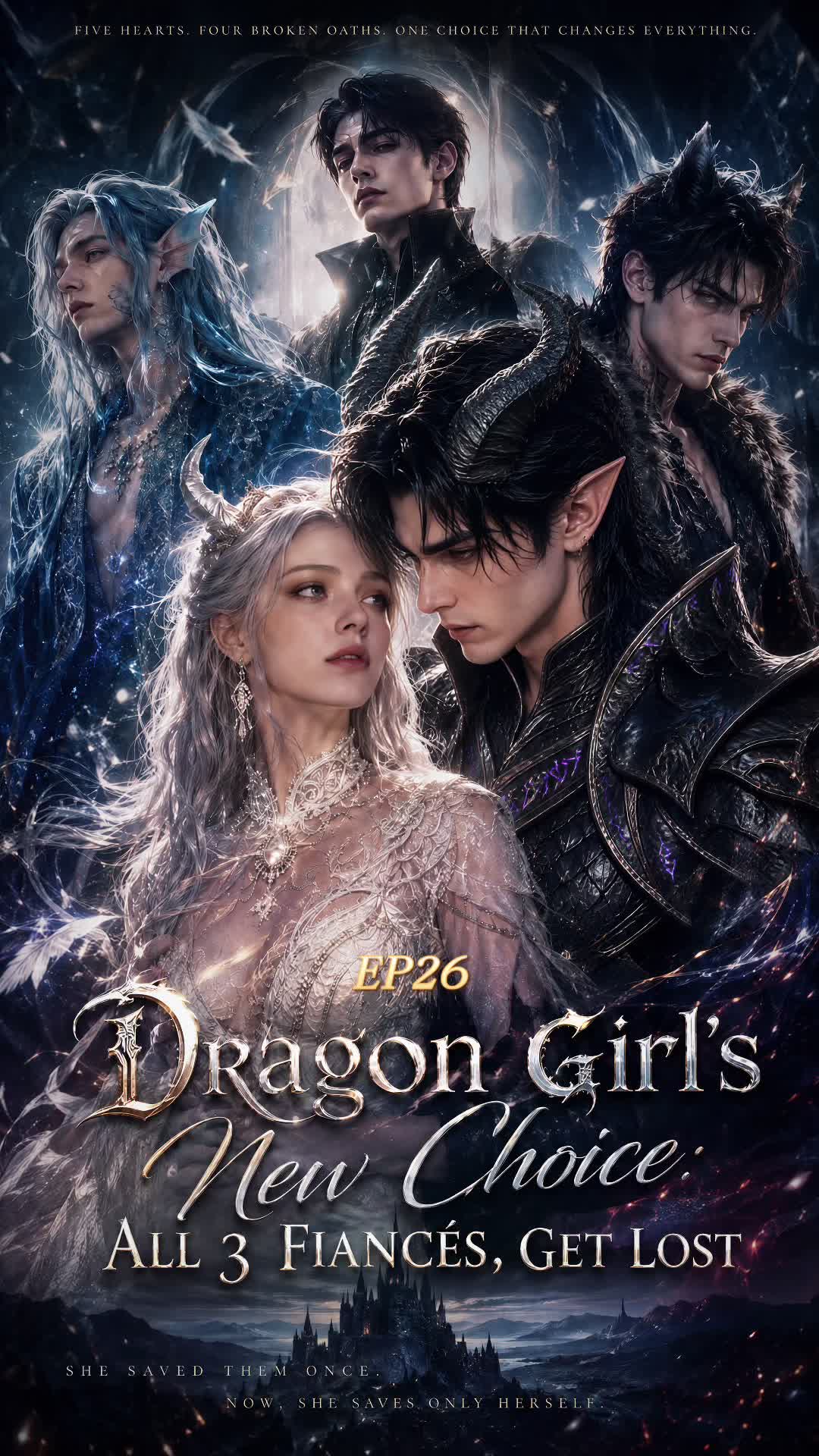 Episode 26 of Dragon Girl's New Choice: All 3 Fiancés, Get Lost
