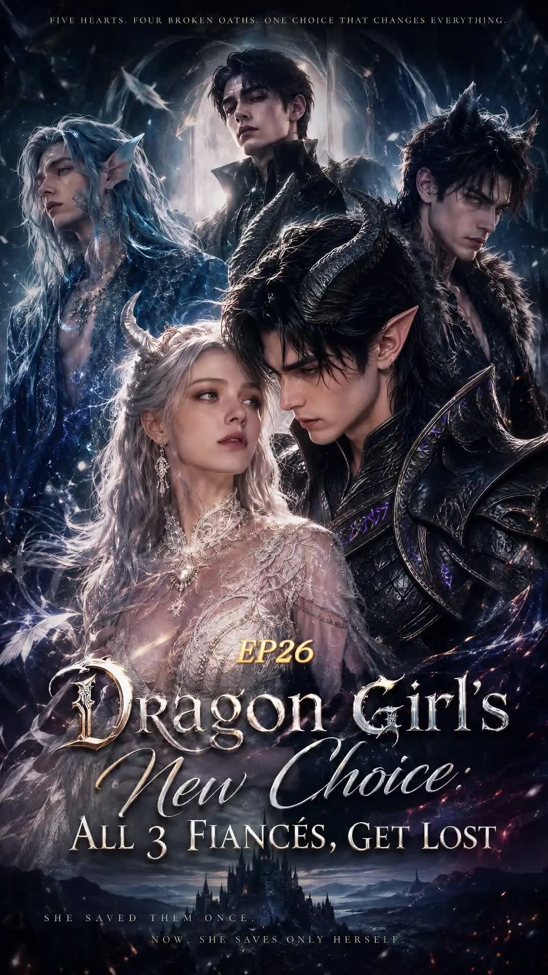 Episode 26 of Dragon Girl's New Choice: All 3 Fiancés, Get Lost