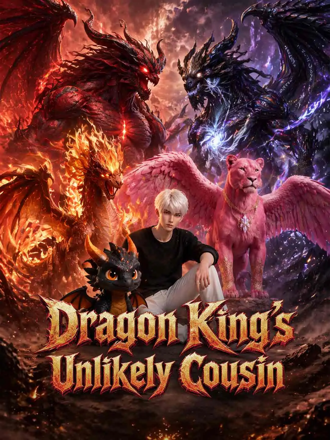Cover of the miniseries Dragon King's Unlikely Cousin
