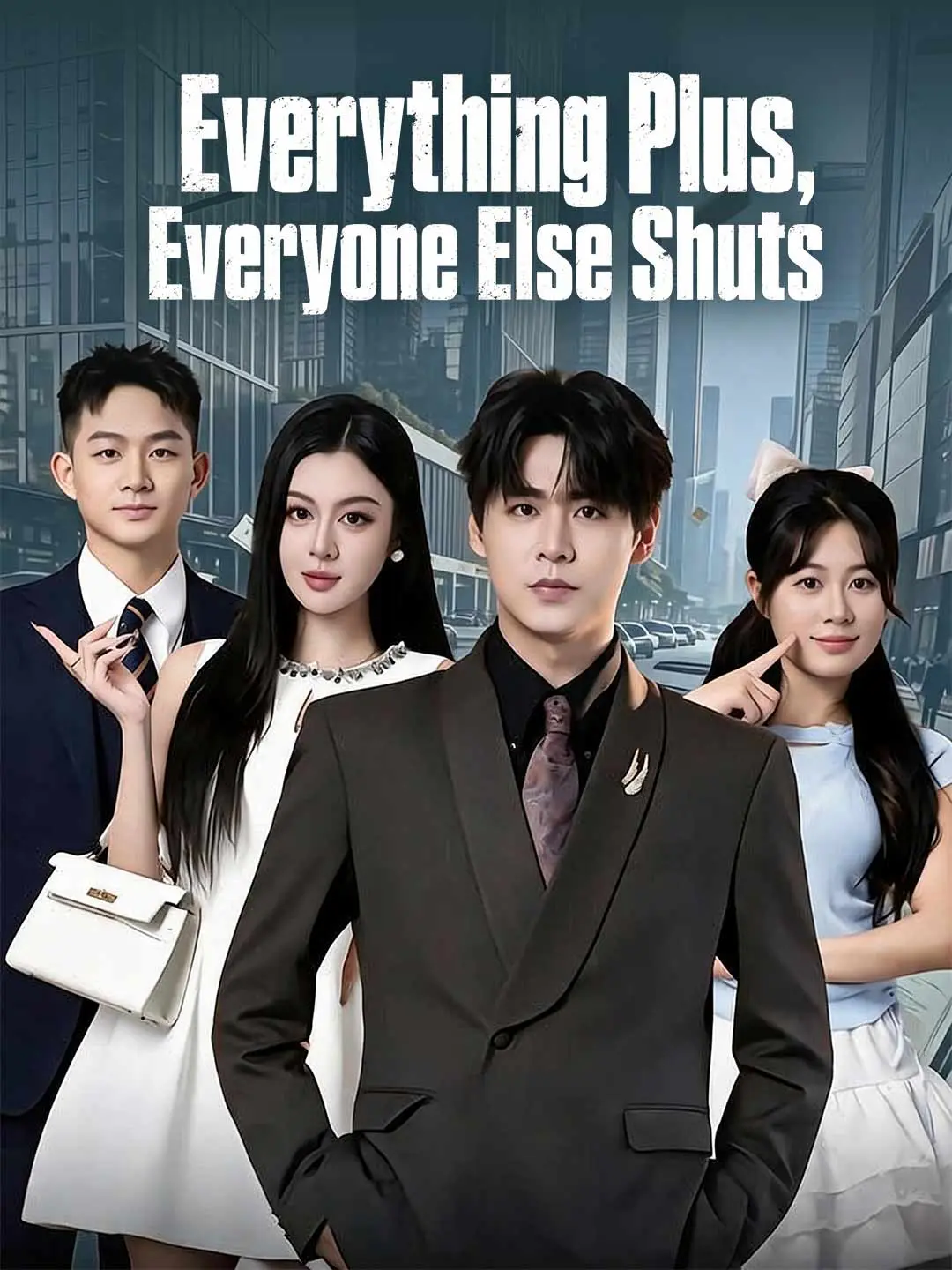 Cover of the miniseries Everything Plus, Everyone Else Shuts