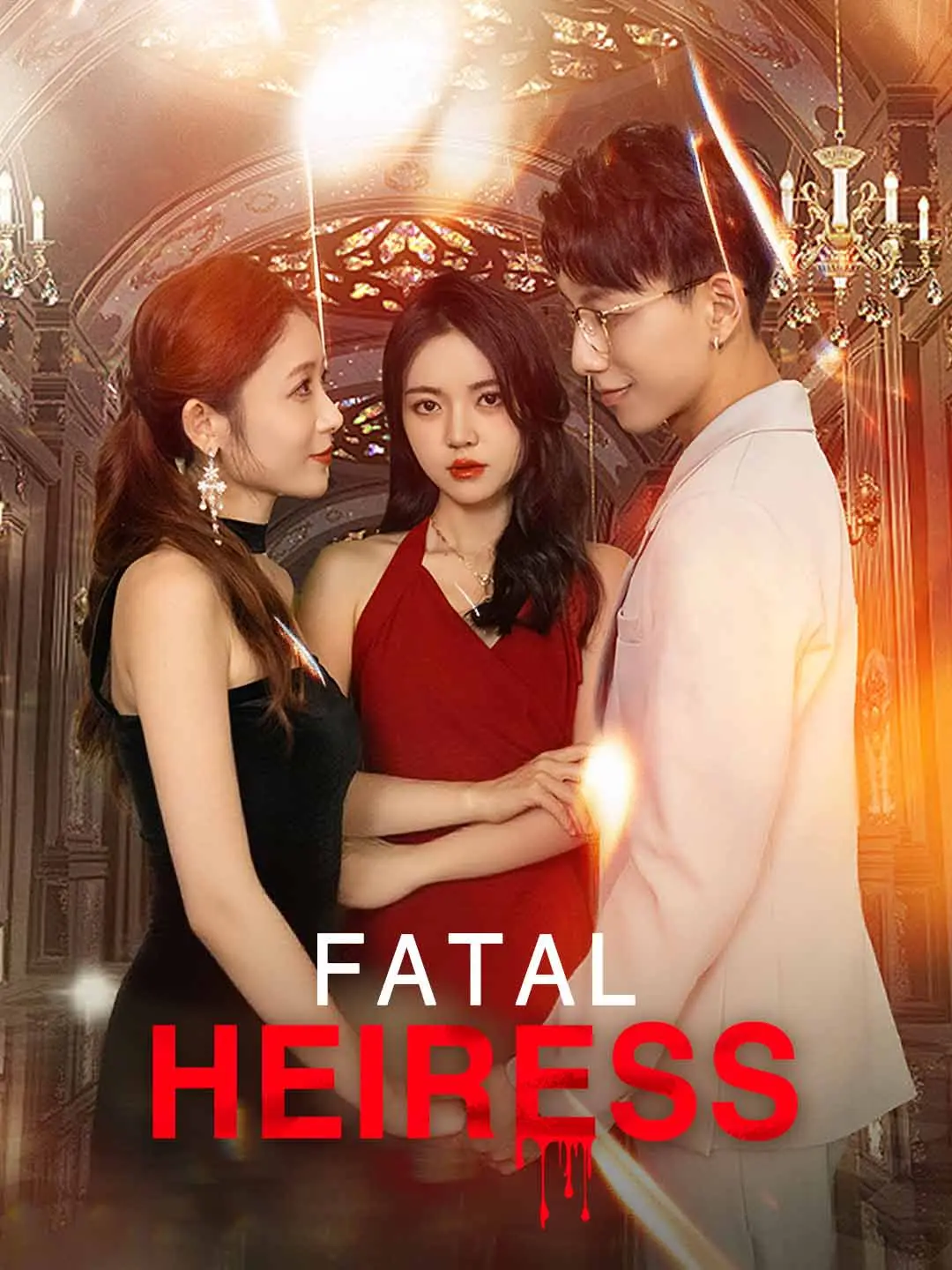Capa da minissérie Fatal Heiress