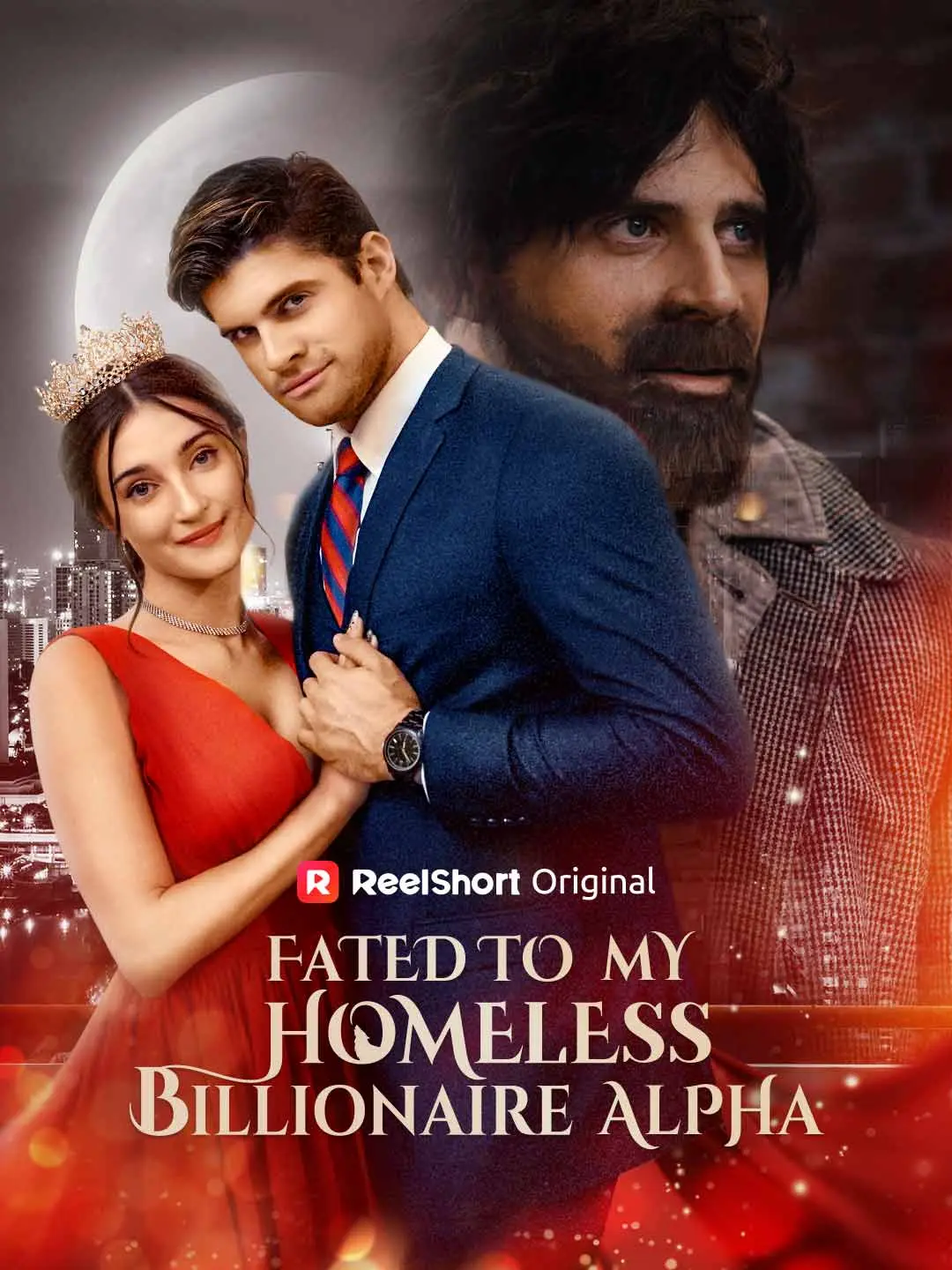 Capa da minissérie Fated to My Homeless Billionaire Alpha