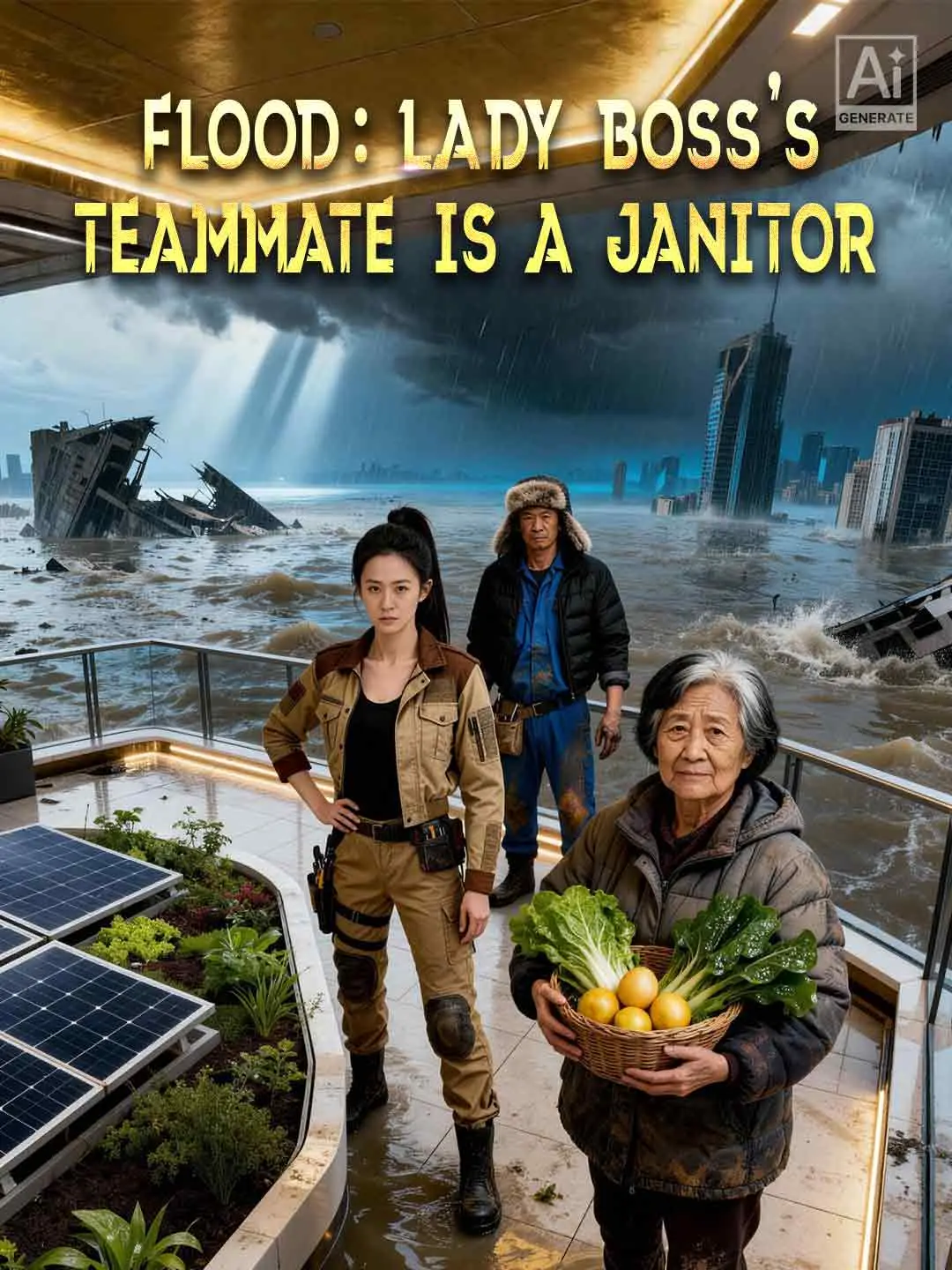 Cover of the miniseries Flood: Lady Boss's Teammate Is a Janitor