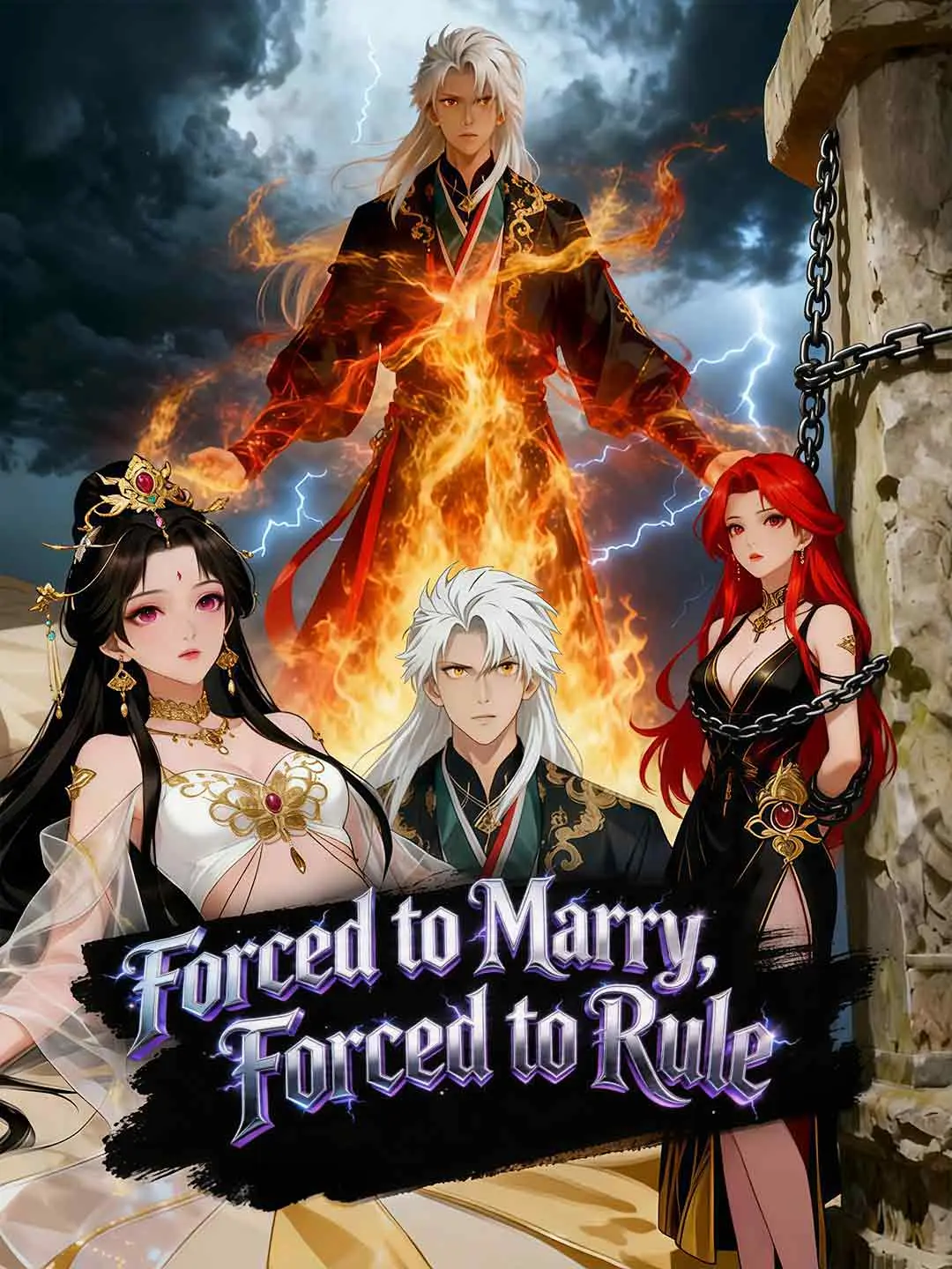 Cover of the miniseries Forced to Marry, Forced to Rule