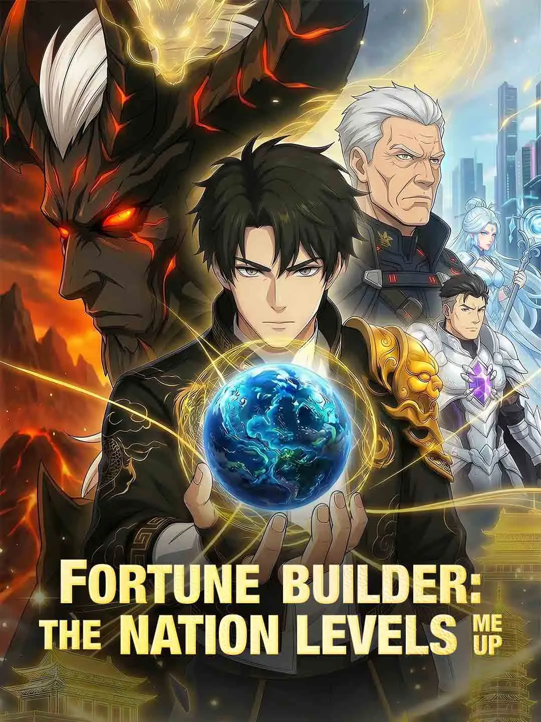 Cover of the miniseries Fortune Builder: The Nation Levels Me Up