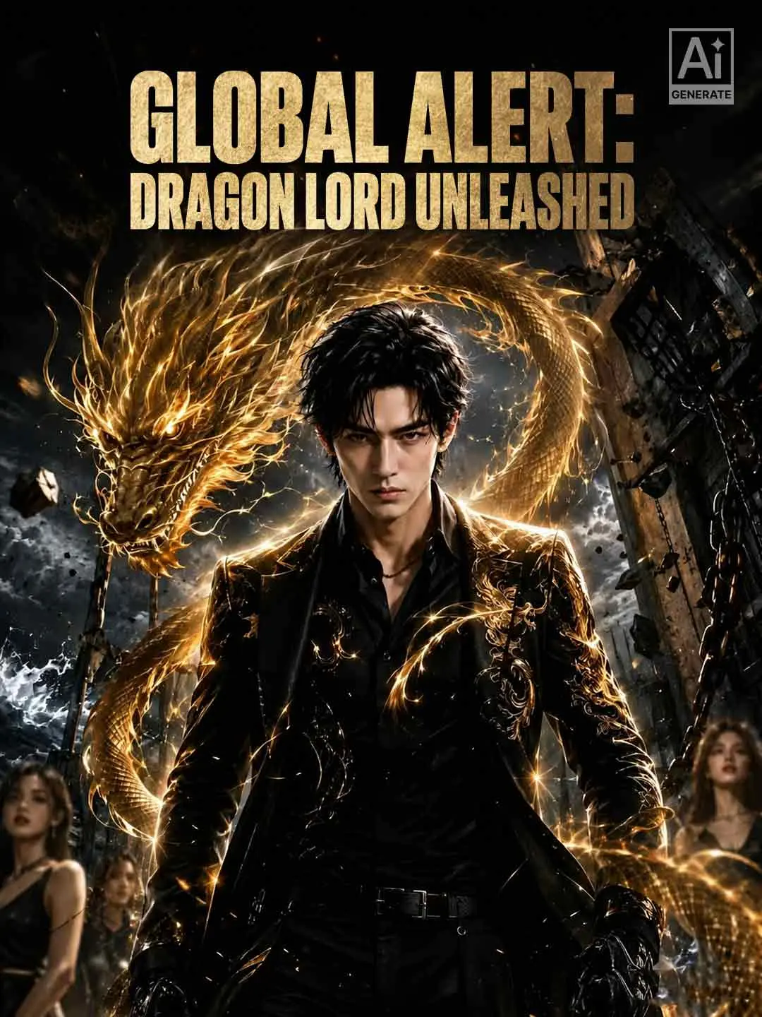 Cover of the miniseries Global Alert: Dragon Lord Unleashed