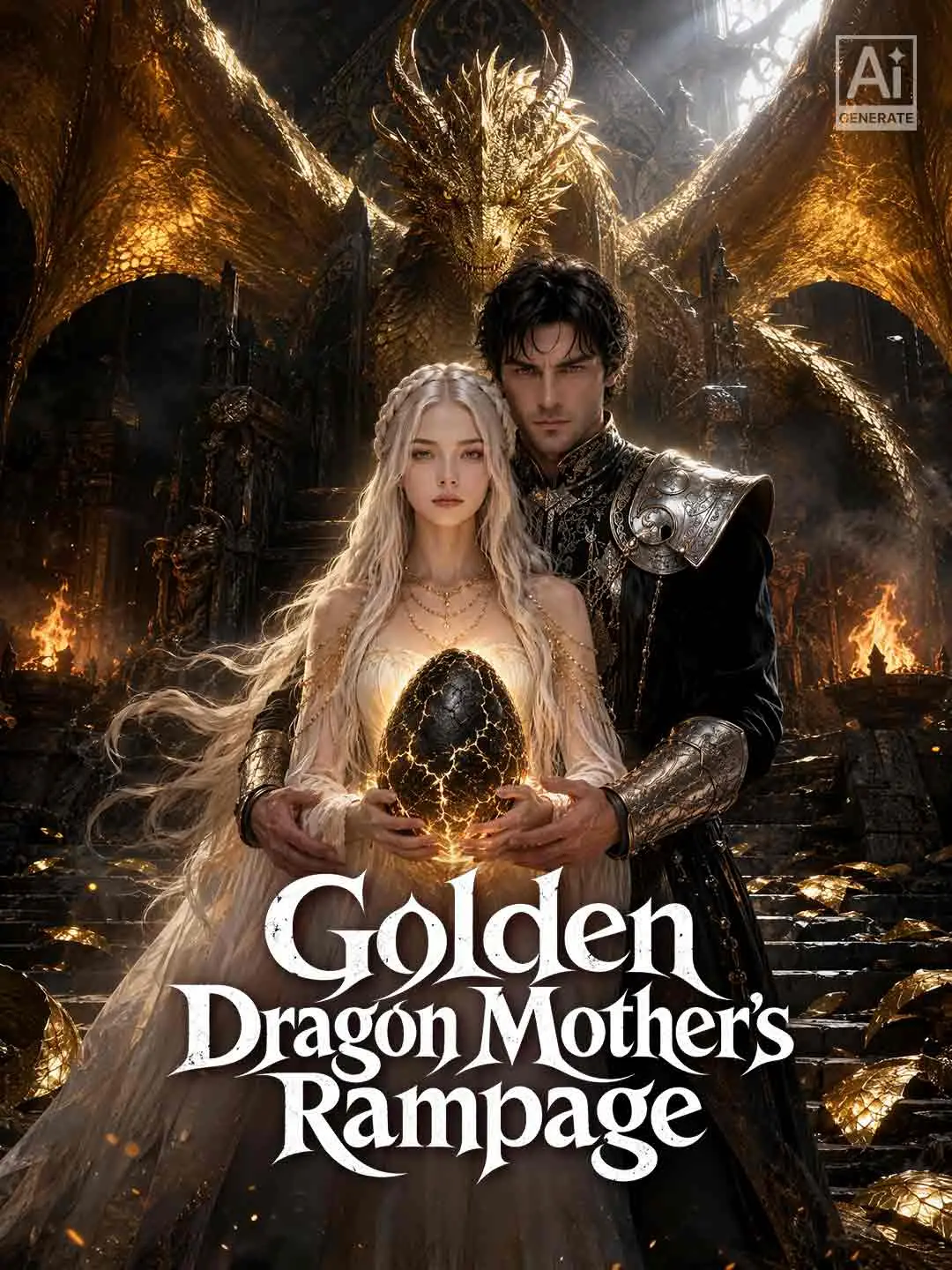 Cover of the miniseries Golden Dragon Mother’s Rampage