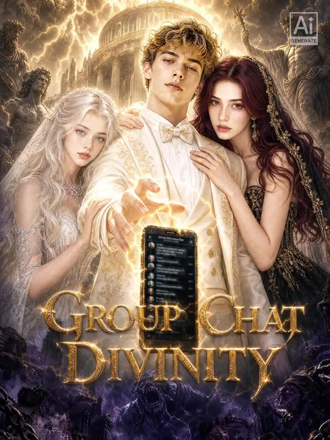 Cover of the miniseries Group Chat Divinity