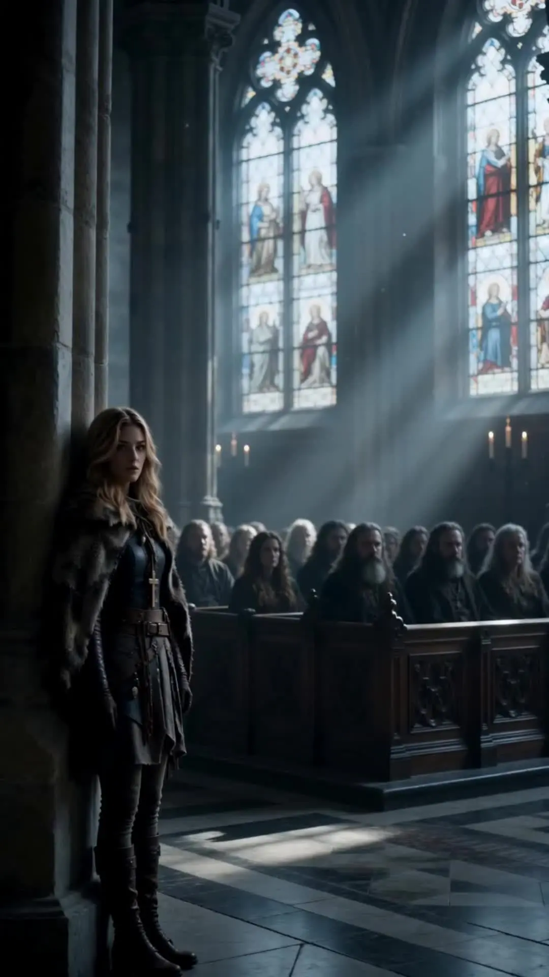 Episode 11 of He Made Me Kneel Before the Fake Saintess