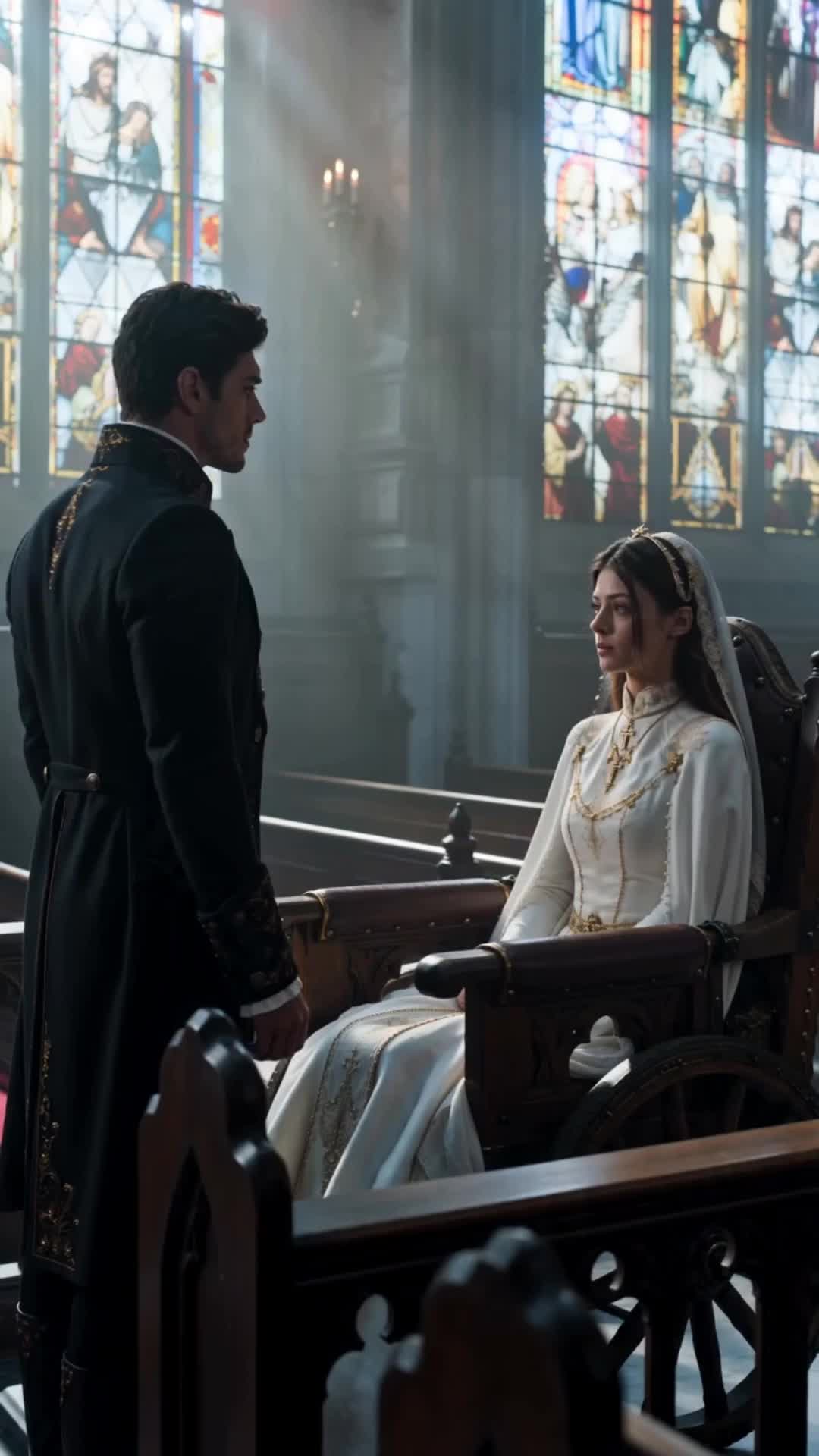 Episode 12 of He Made Me Kneel Before the Fake Saintess