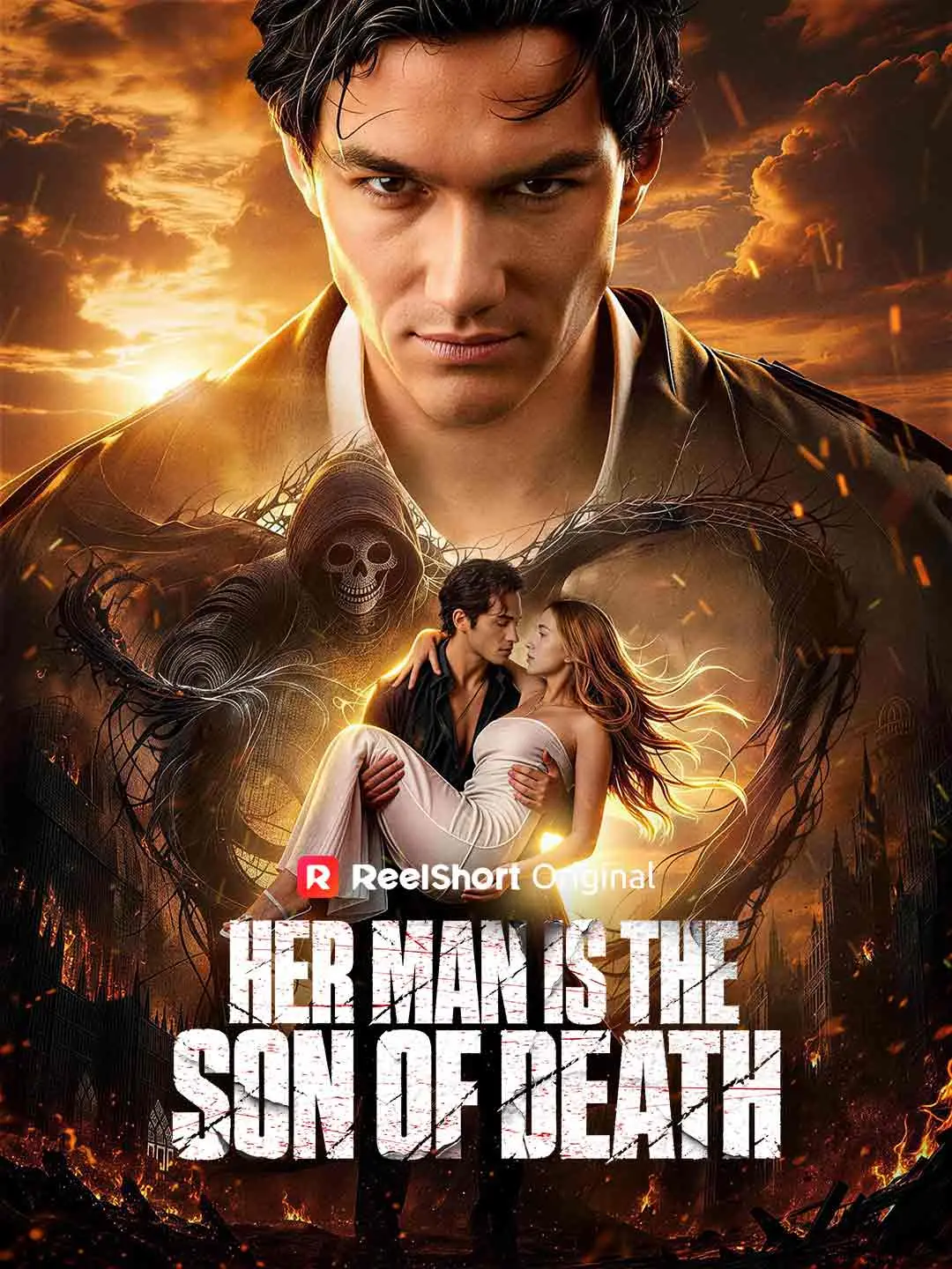 Cover of the miniseries Her Man Is the Son of Death