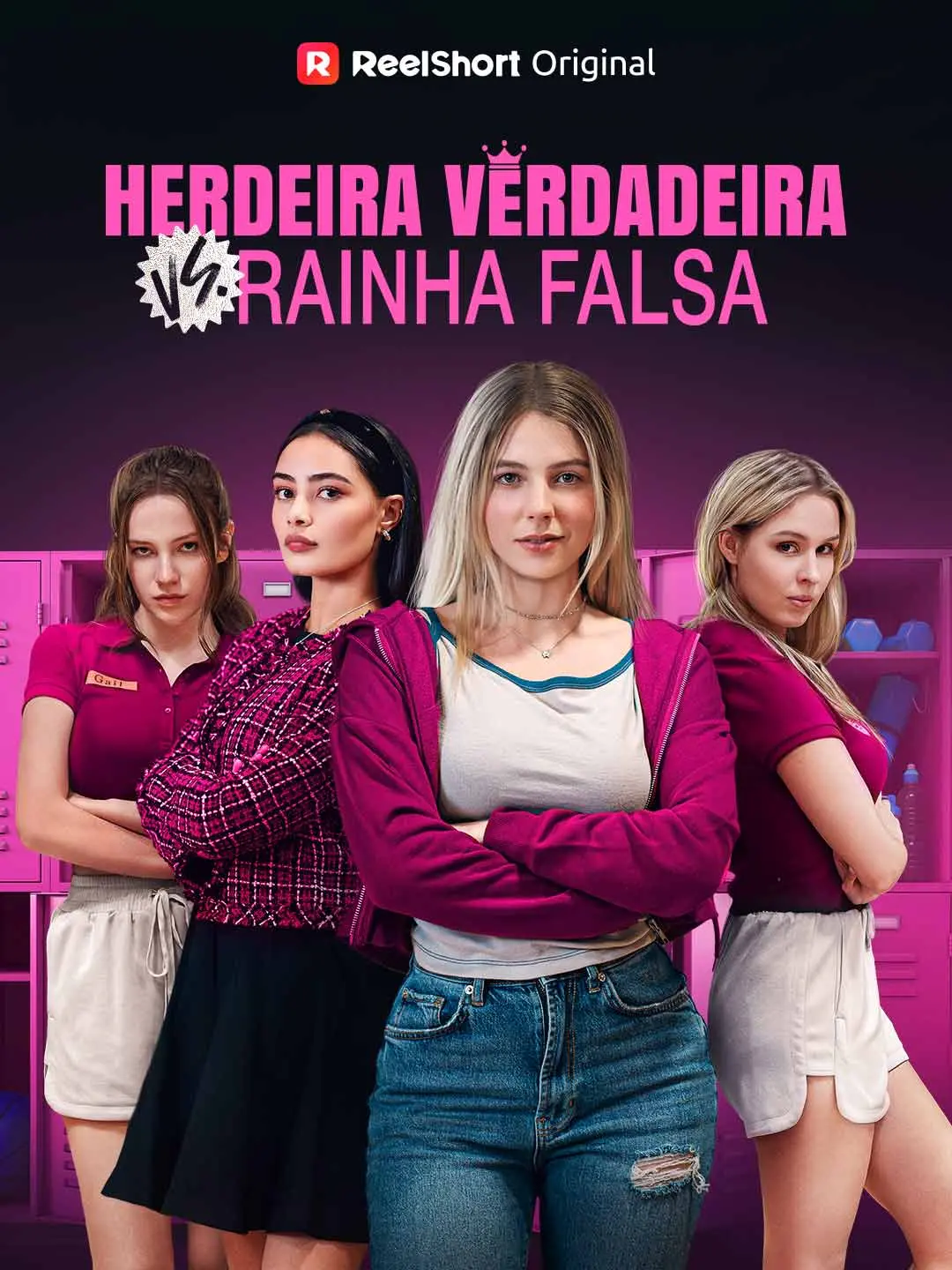 Capa da minissérie Herdeira Verdadeira vs. Rainha Falsa