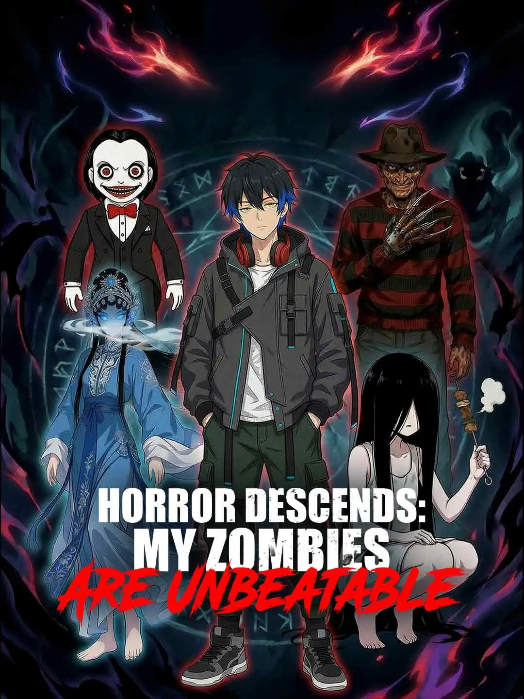 Cover of the miniseries Horror Descends: My Zombies Are Unbeatable
