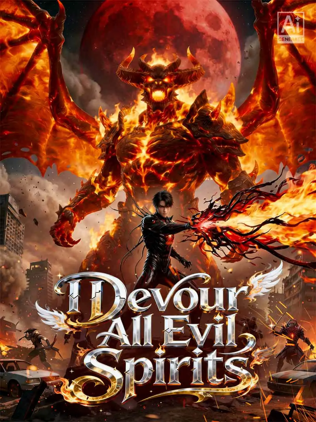 Cover of the miniseries I Devour All Evil Spirits