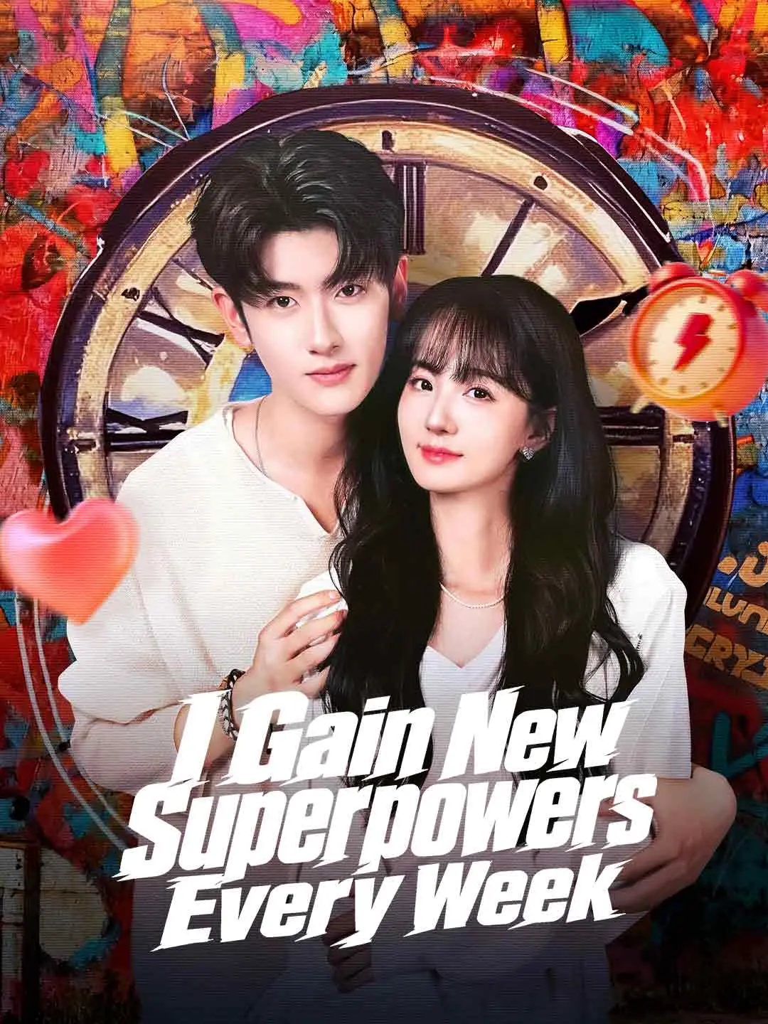 Cover of the miniseries I Gain New Superpowers Every Week