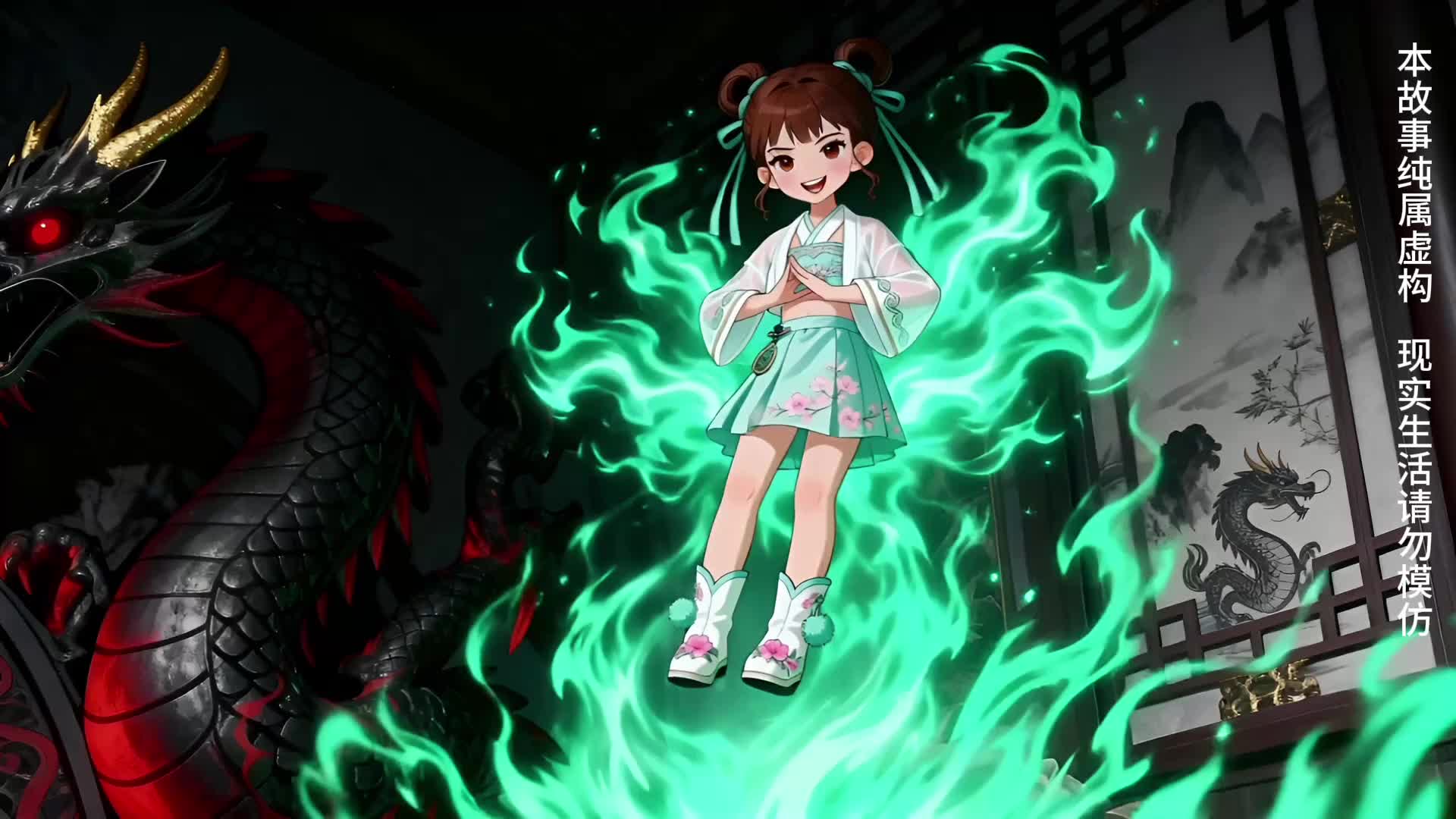 Episode 28 of I'm Actually the Demon Ancestor