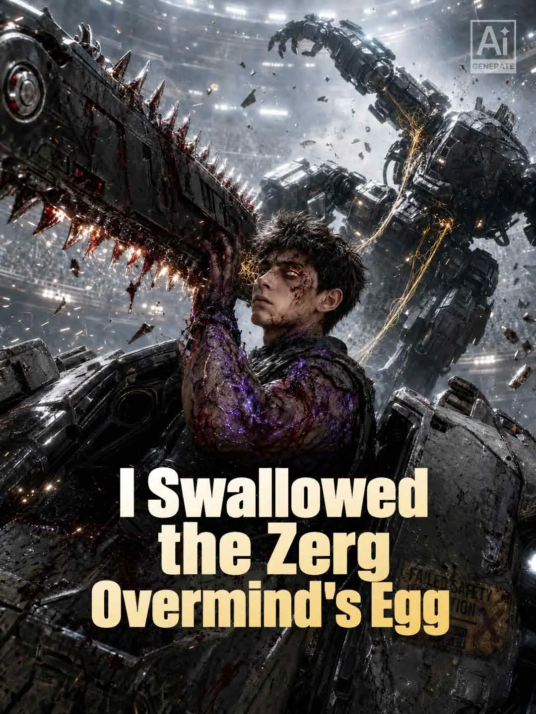 Cover of the miniseries I Swallowed the Zerg Overmind's Egg